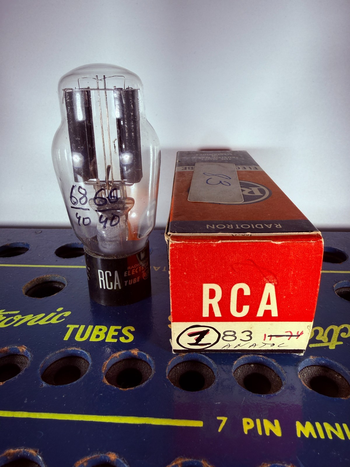 RCA Type 83 NOS NIB Tested Like NOS Balanced Tube