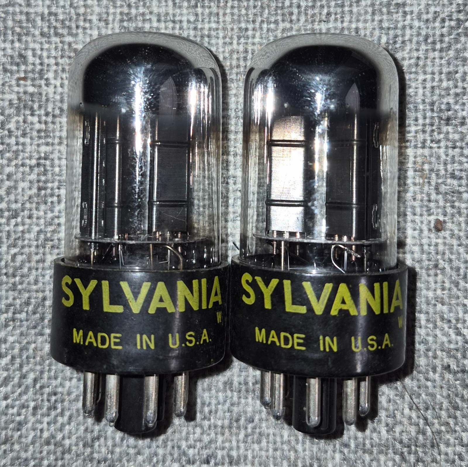 Sylvania 6SN7 GTB Pair