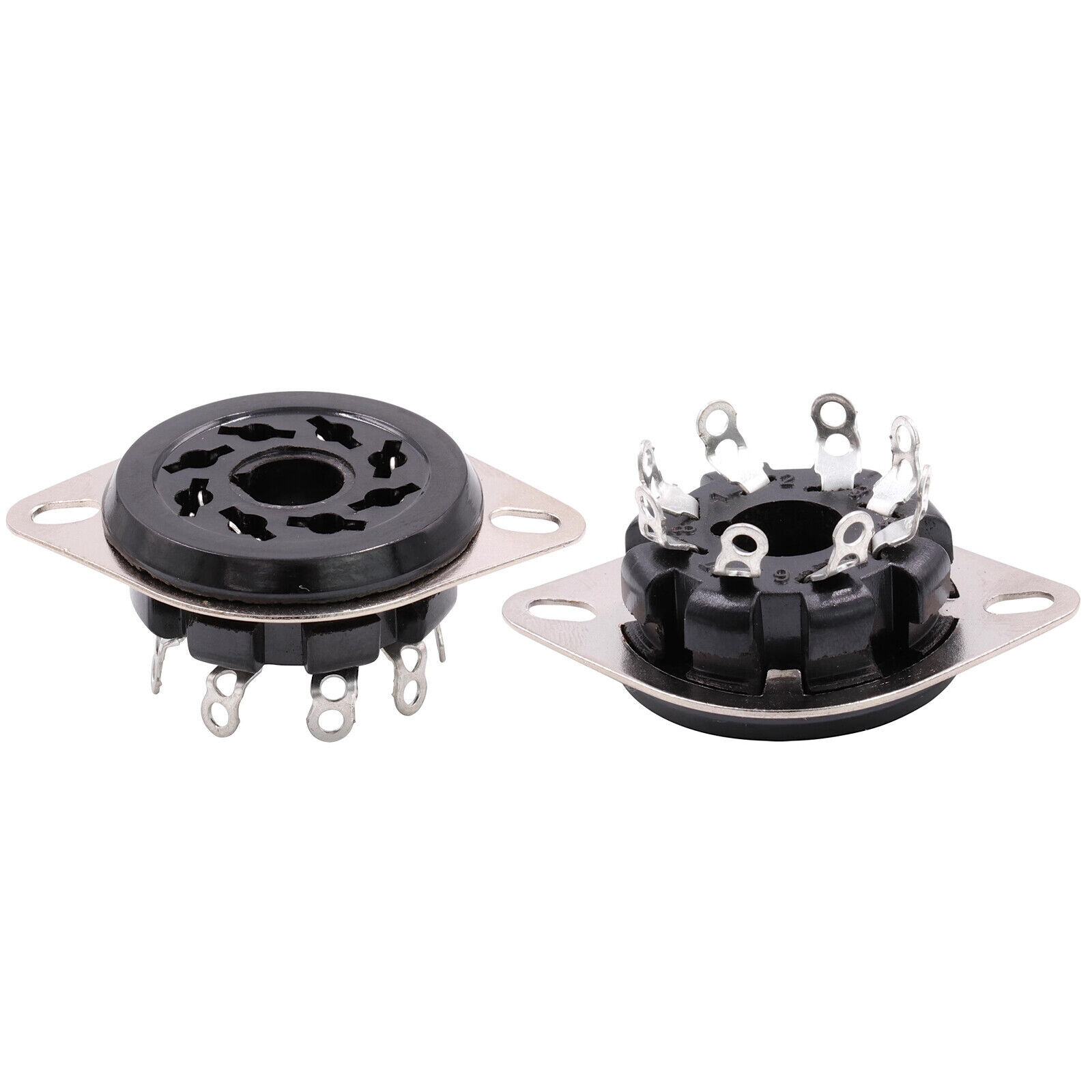 10PCS 8Pin Octal Vacuum Tube Socket For 6SN7 EL34 274B 6L6 KT88 Chassis MountFP8