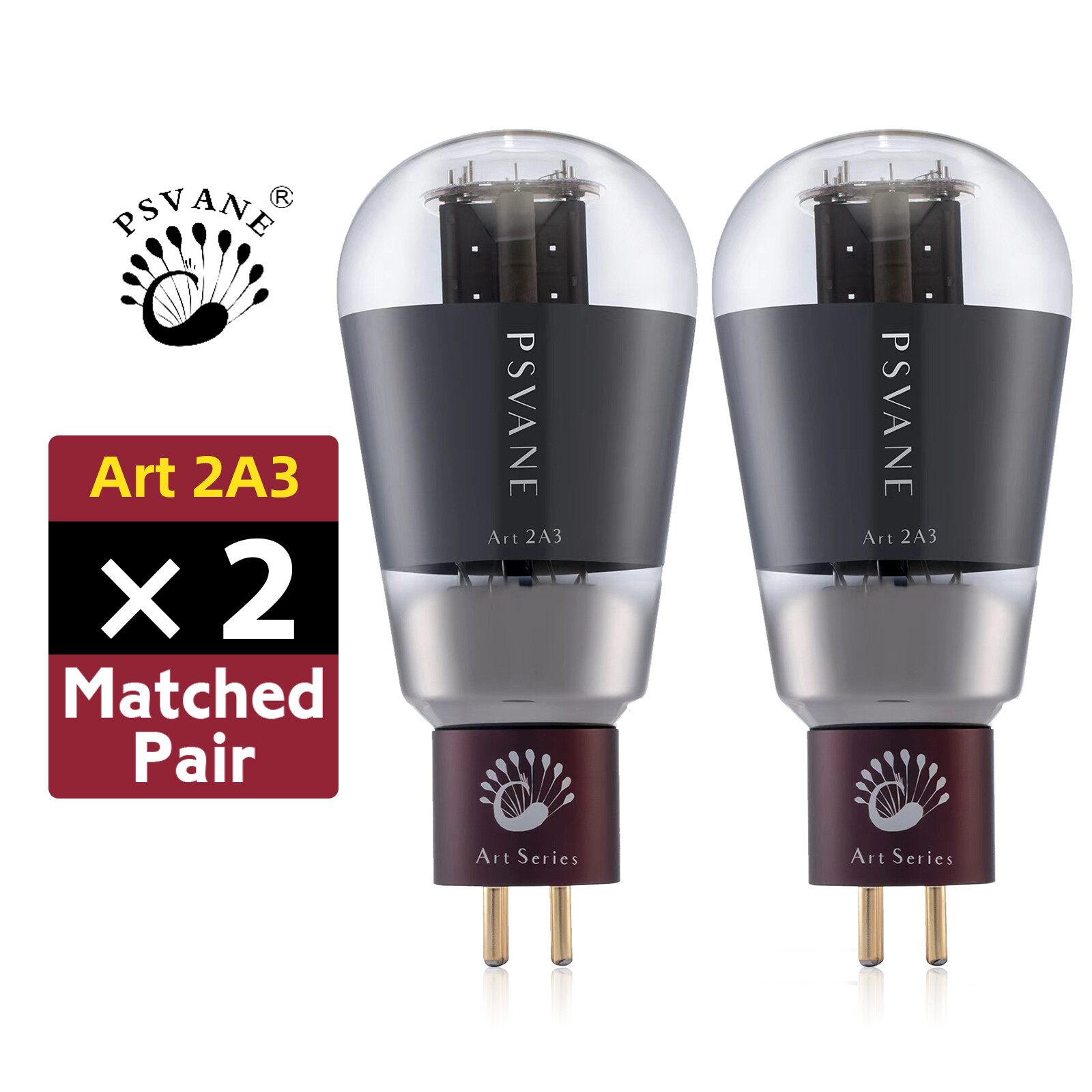 2PCS PSVANE Art Series 2A3 TⅢ Vacuum Tube Matched Pair Replace 2A3C/2A3B for Amp