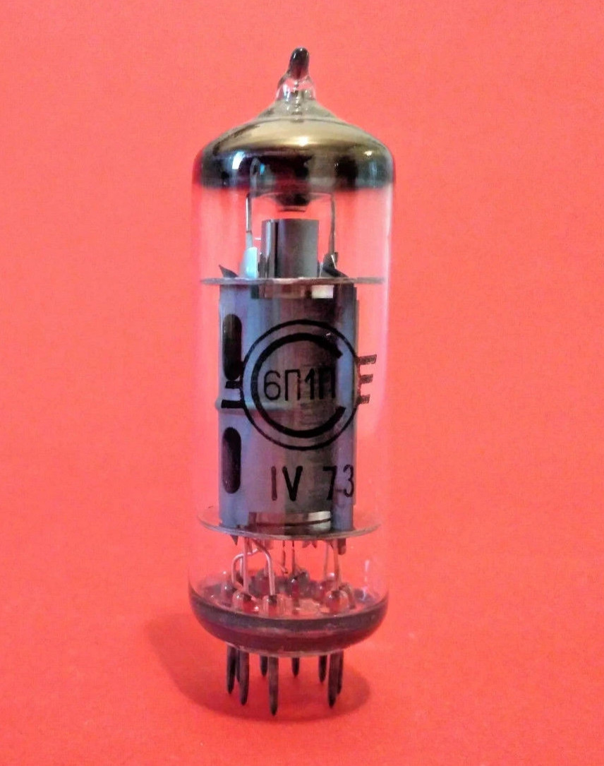6P1P 6П1П soviet Tetrode Military Vintage Tubes Used
