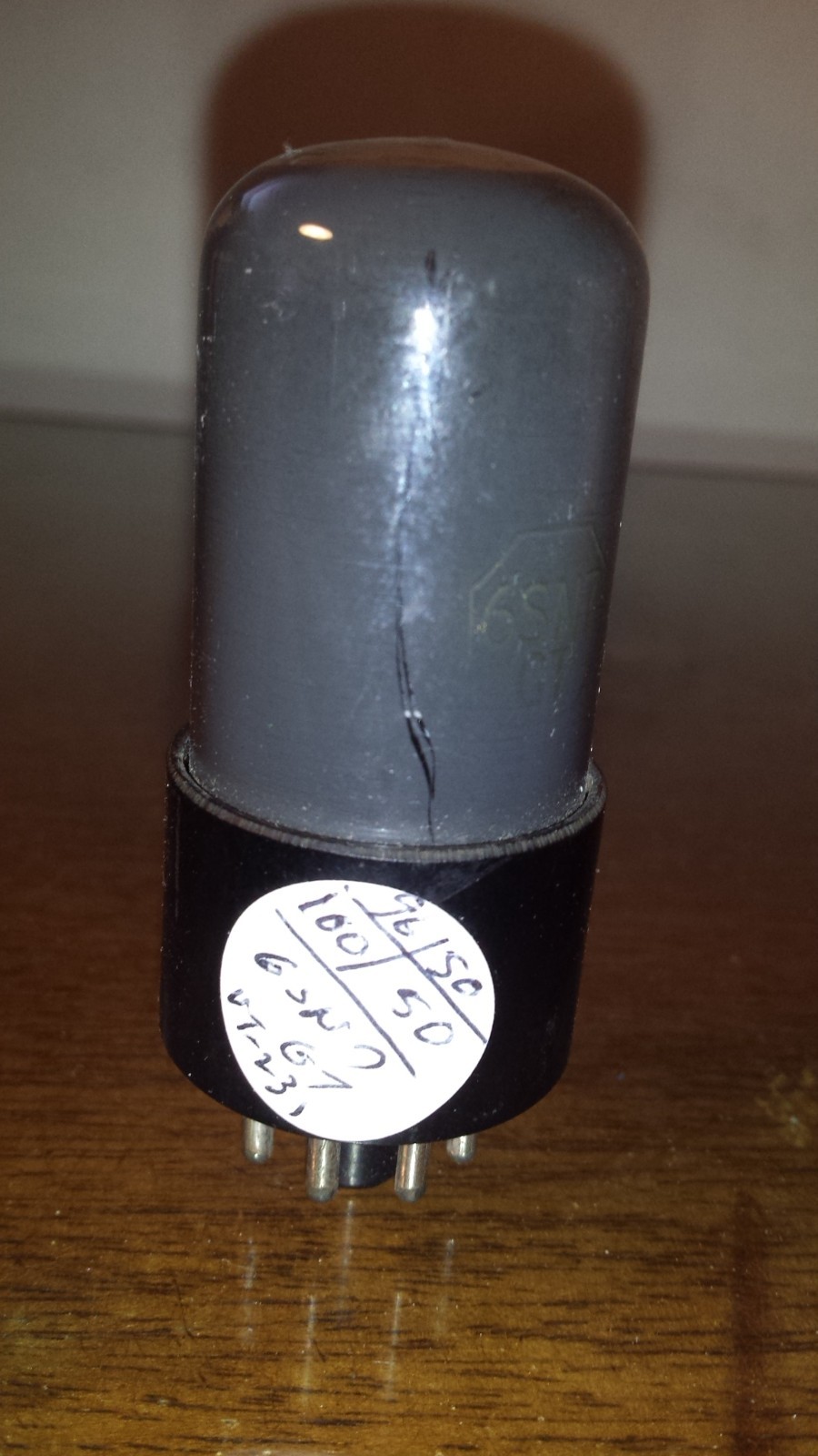 ⭐USA⭐1946 TESTED NEW NOS RCA 6SN7 GT VT-231 6SN7GT GRAY SMOKED GLASS Tube TV7