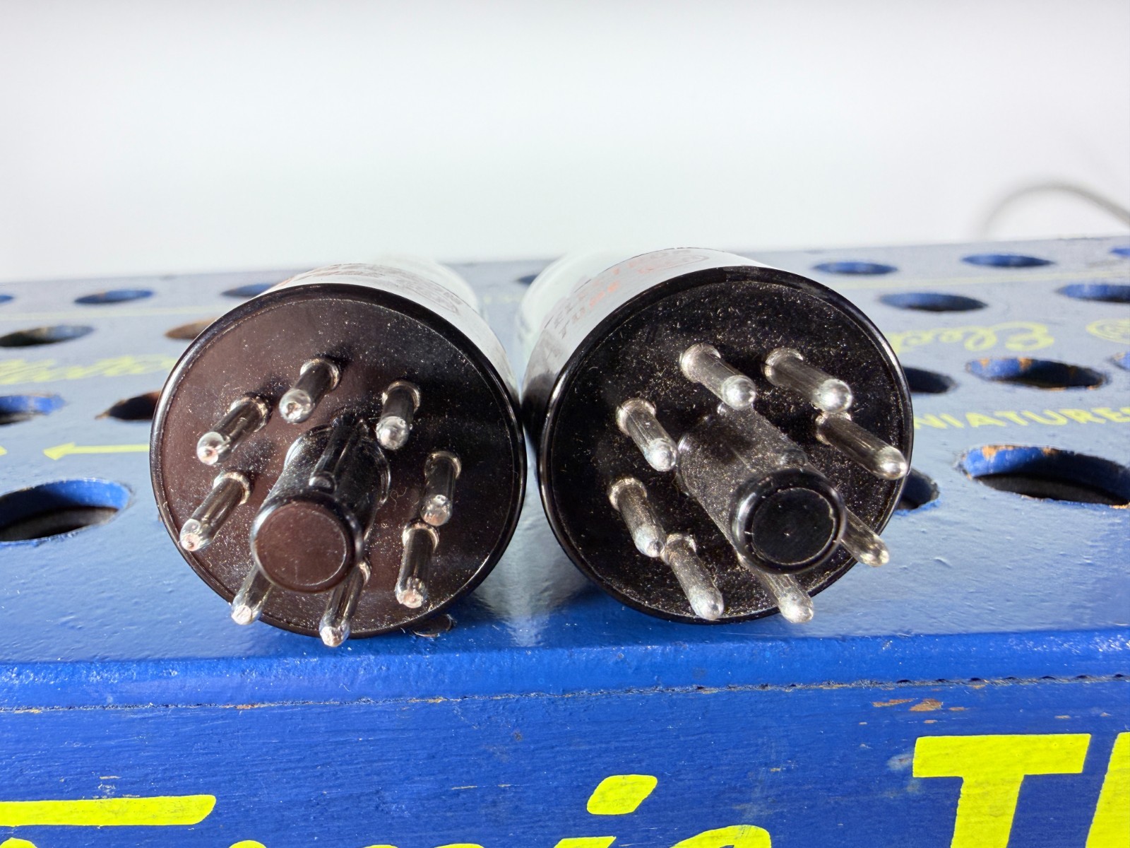 Matched Pair RCA 6SN7GTB Black Plate NOS NIB Tested Like NOS Balanced Tube