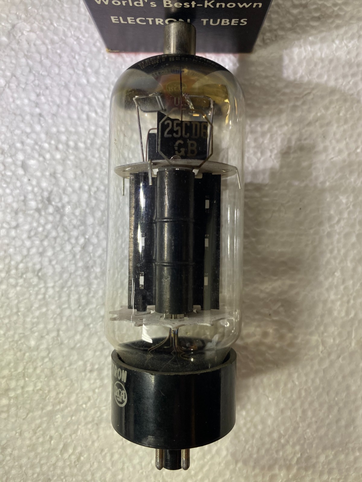 RCA Tubes 6L6G, 6F6G, 12BQ6/12CU6, 6F5G, 1B3GT, 25CD6GB (lot of 7)