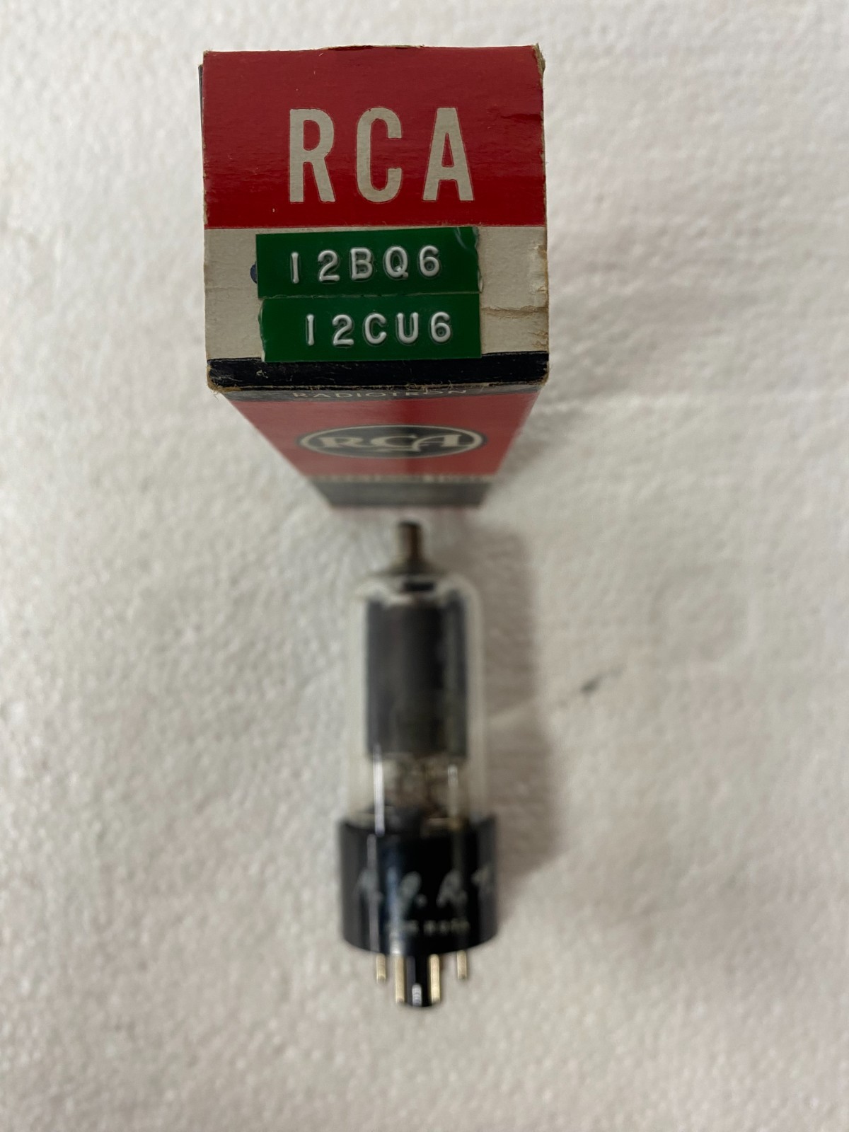 RCA Tubes 6L6G, 6F6G, 12BQ6/12CU6, 6F5G, 1B3GT, 25CD6GB (lot of 7)