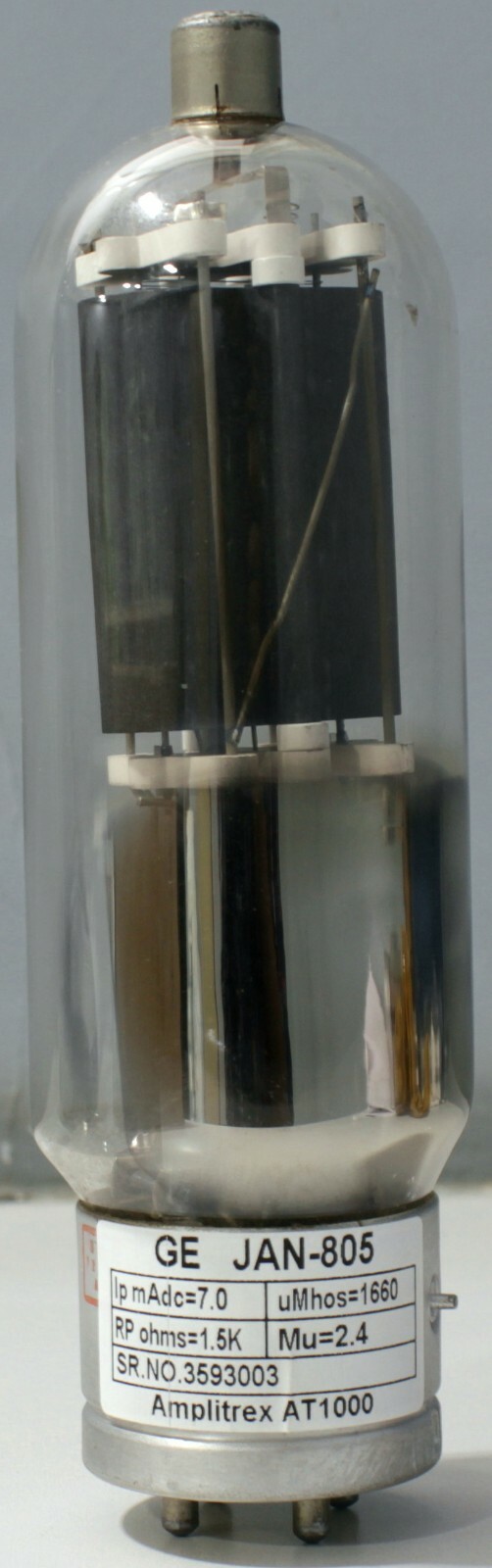 805 VT-143 General Electric JAN-CG- NOS Made in U.S.A AmplitrexTested