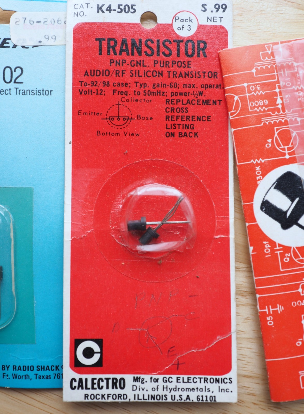 Mixed Lot VTG Transistors & Perfboards – NPN PNP Germanium FET NOS