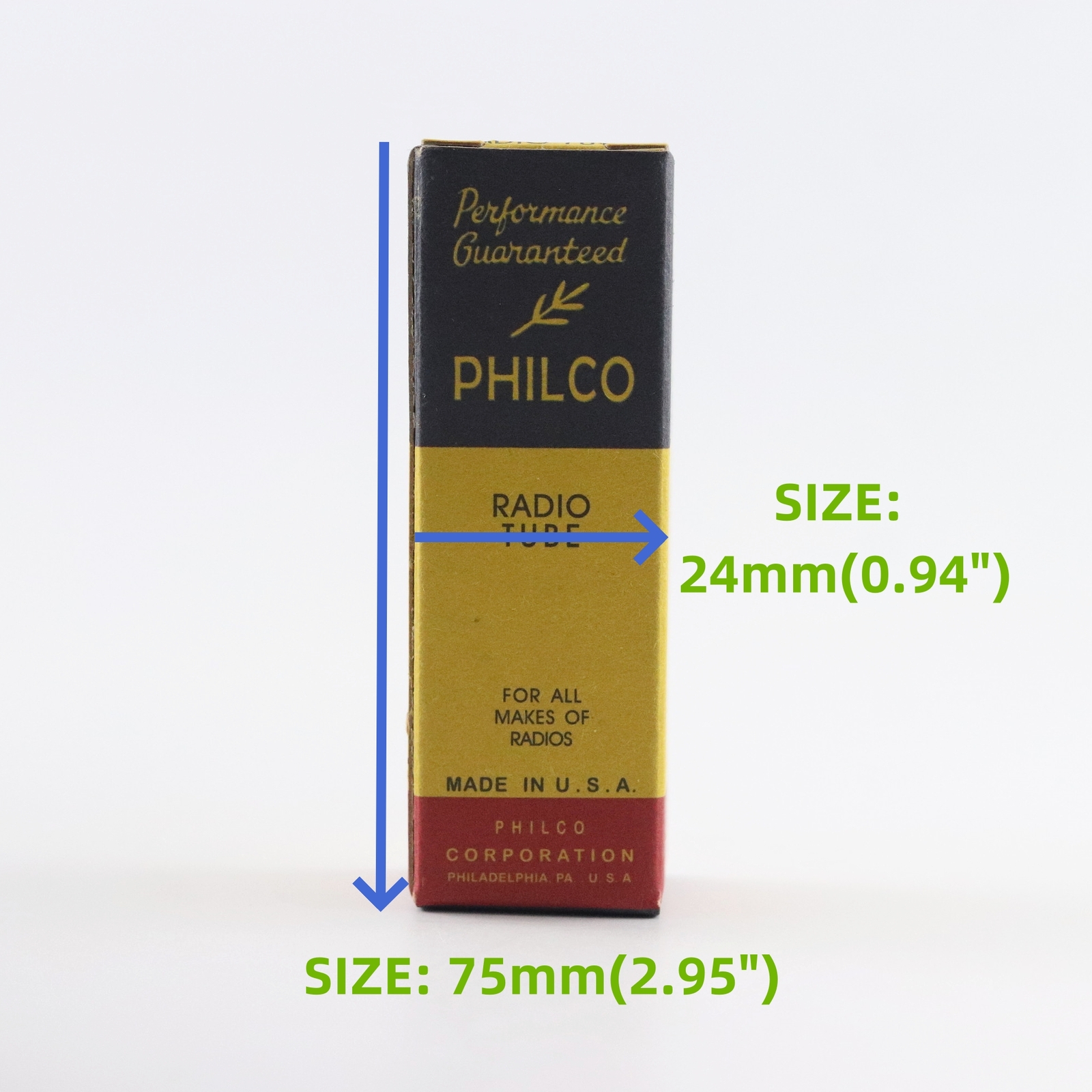 lot of 50 PHILCO TUBE BOX CARTON BOX FOR 12AT7 12AX7 12AU7 12BH7 12AY7 5963 6X4