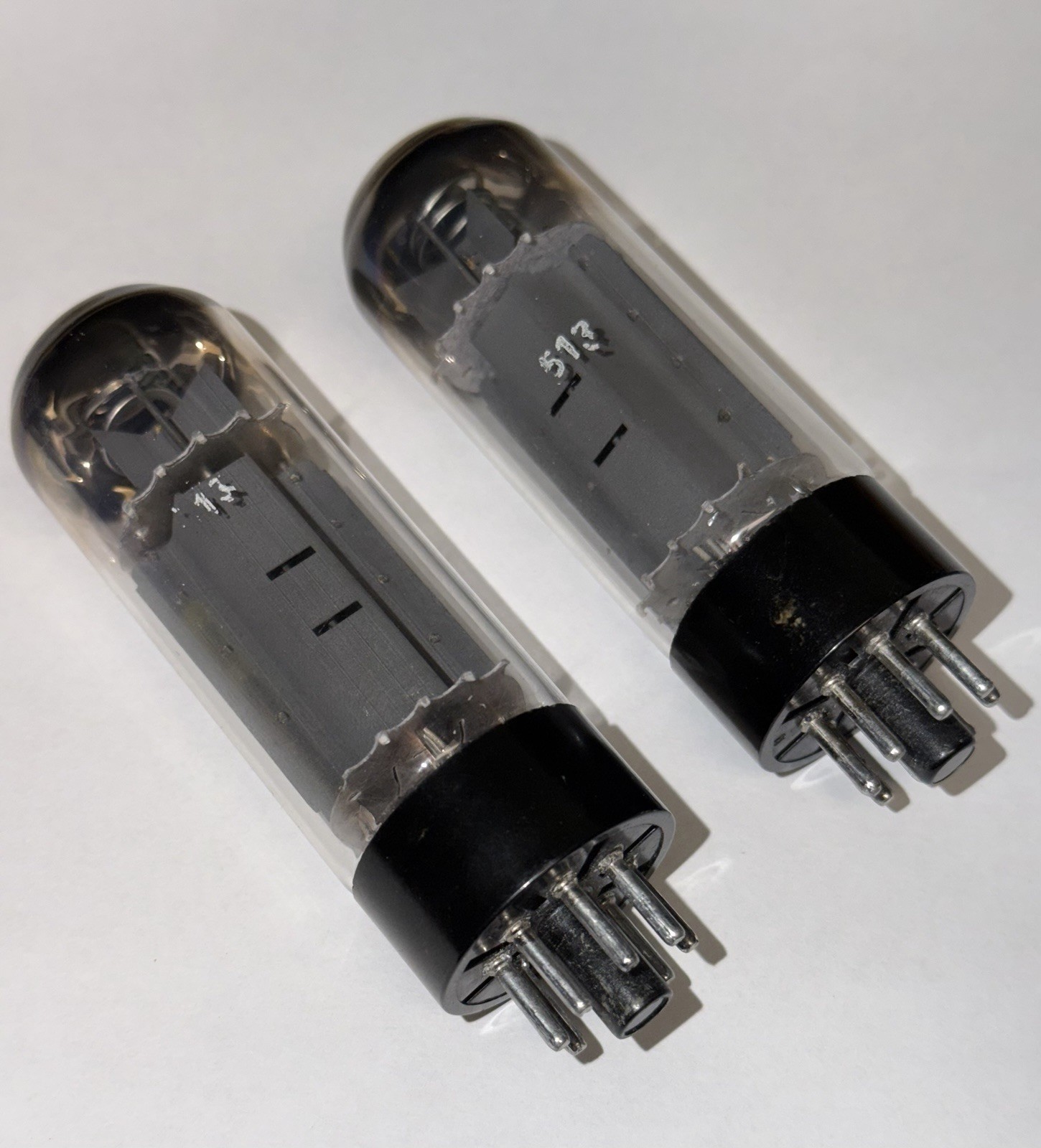 Pair NOS Tesla EL34 6CA7 Tubes Tested Excellent For GM, Plate Current, Emissions