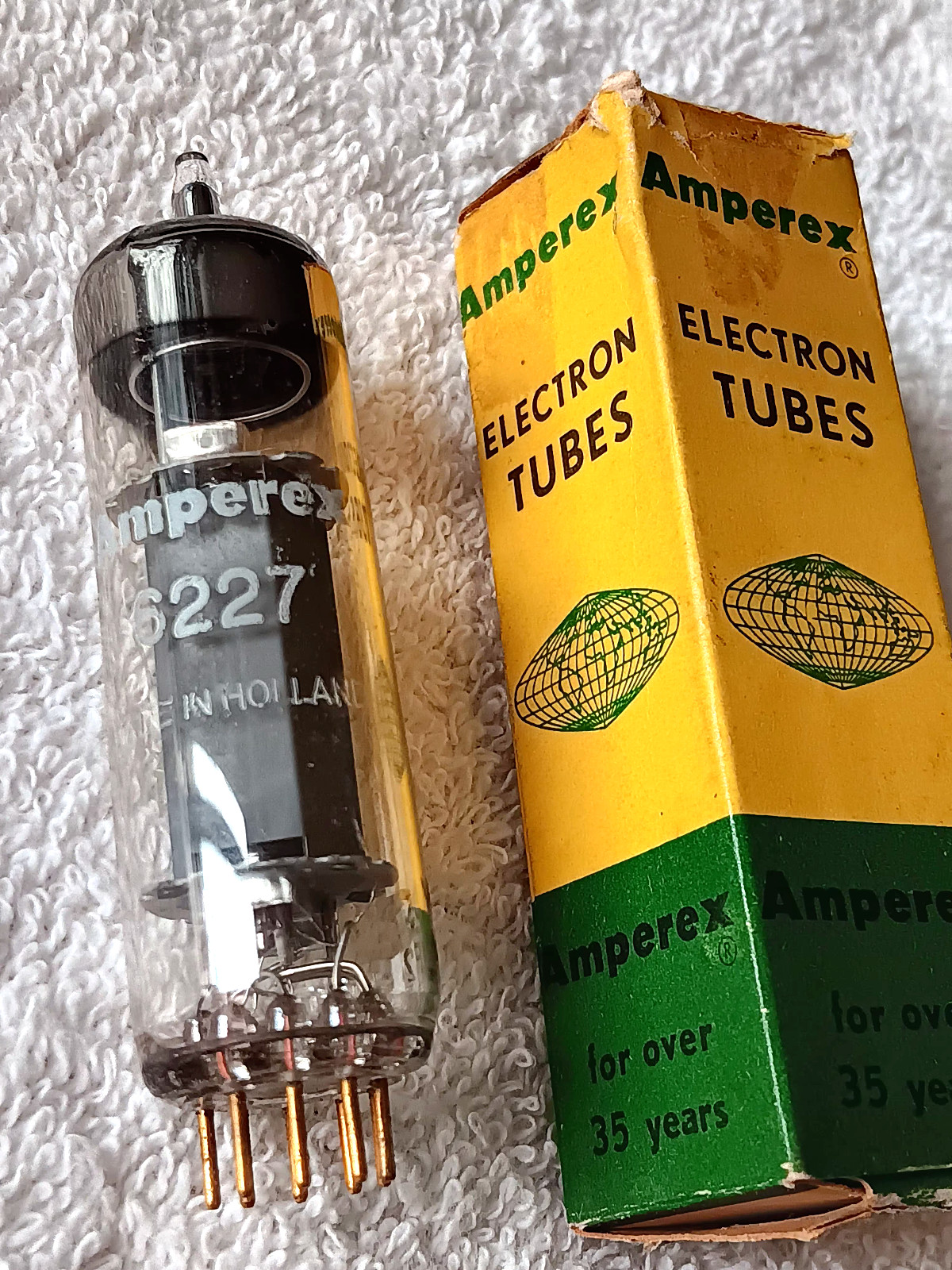 NIB AMPEREX 6227 E80L Tube -SALE – PQ PREMIUM QUALITY – GOLD PINS – AT1000 Test