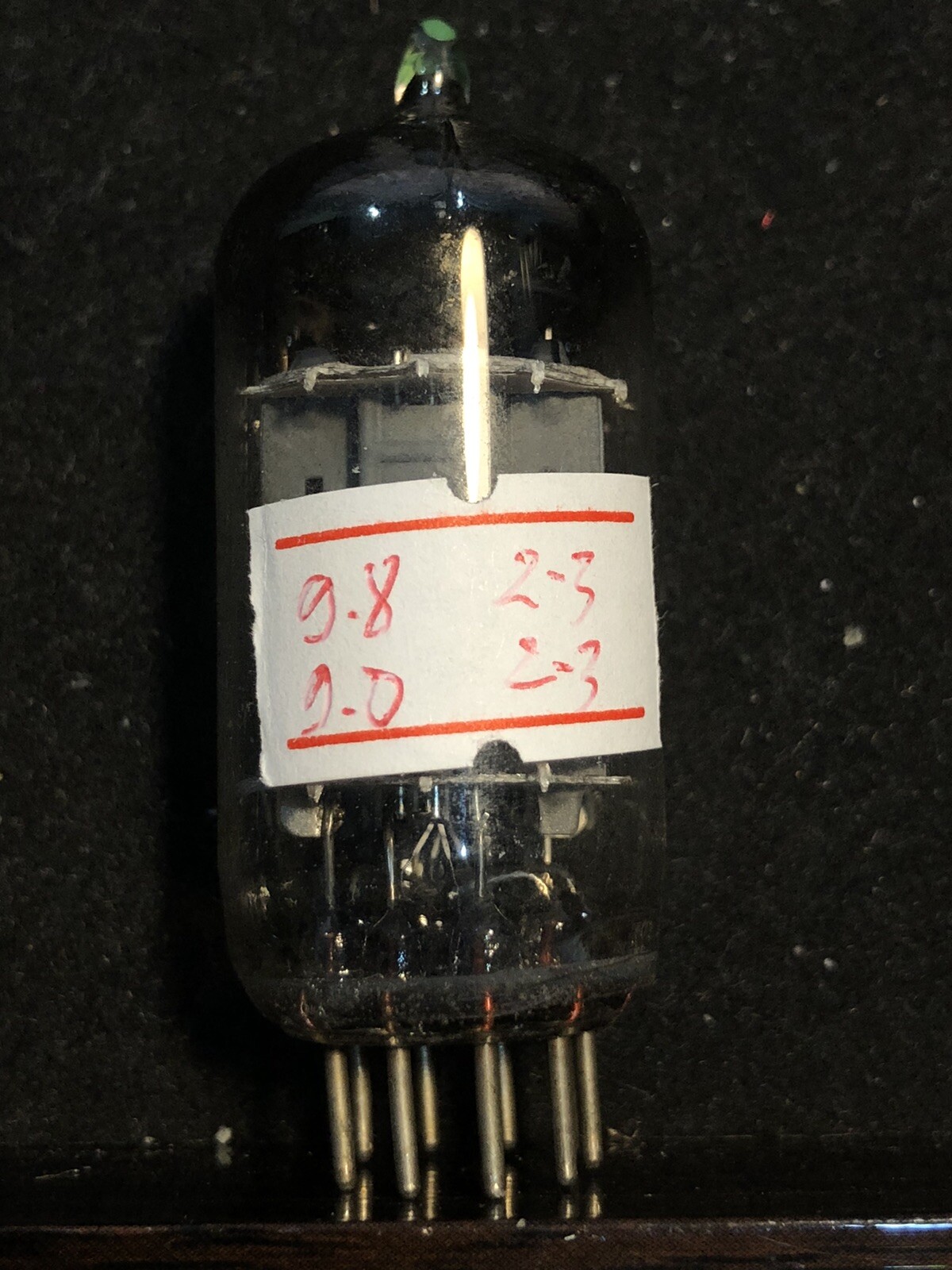 Amperex Bugle Boys 12AU7/ECC82 Long Plates D Foil Getter, Nos Testing