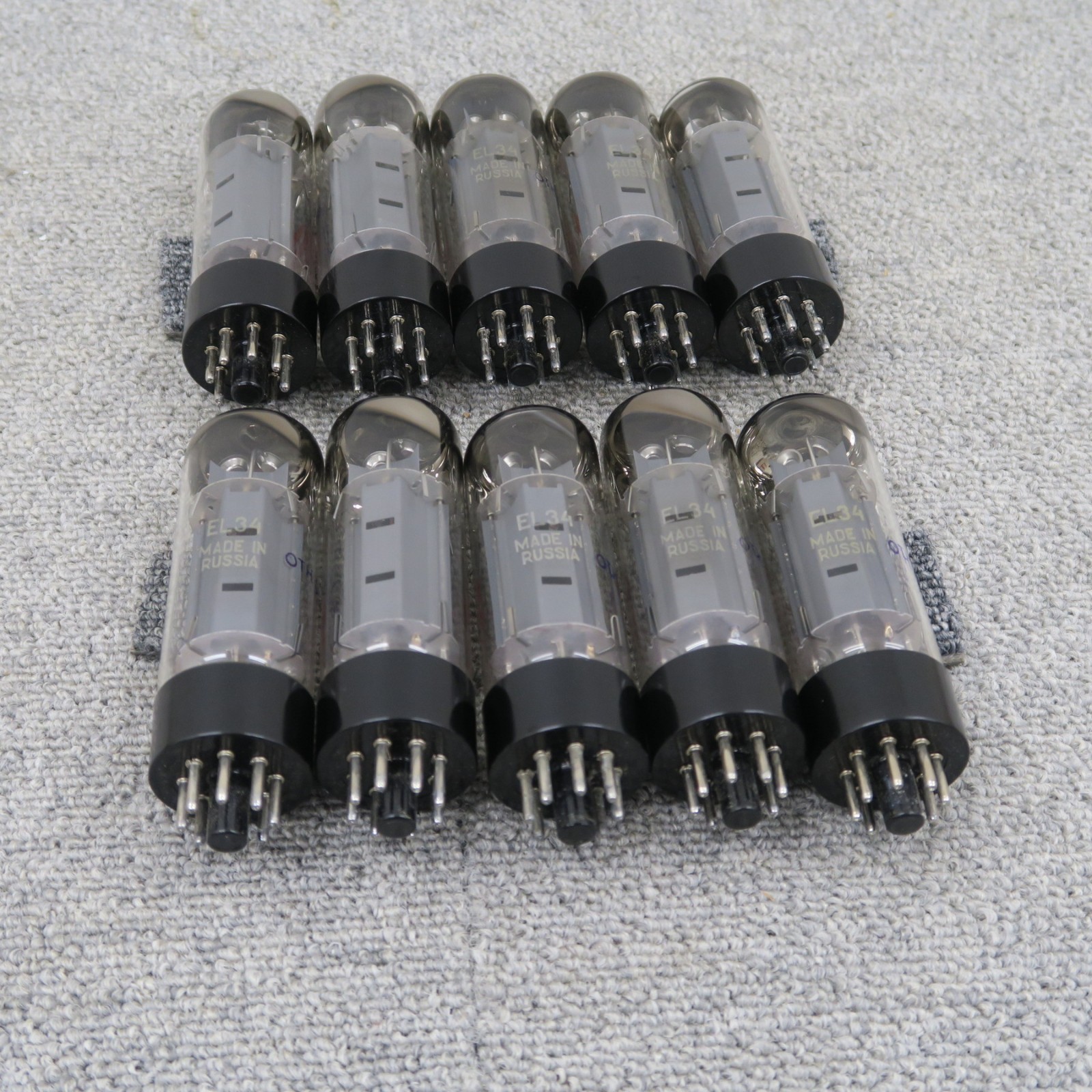 Svetlana EL34 Vacuum Tubes 10pcs Working & Tested JP