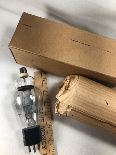RCA RADIOTRON 866A Vacuum TUBE – In Original Box with padding!