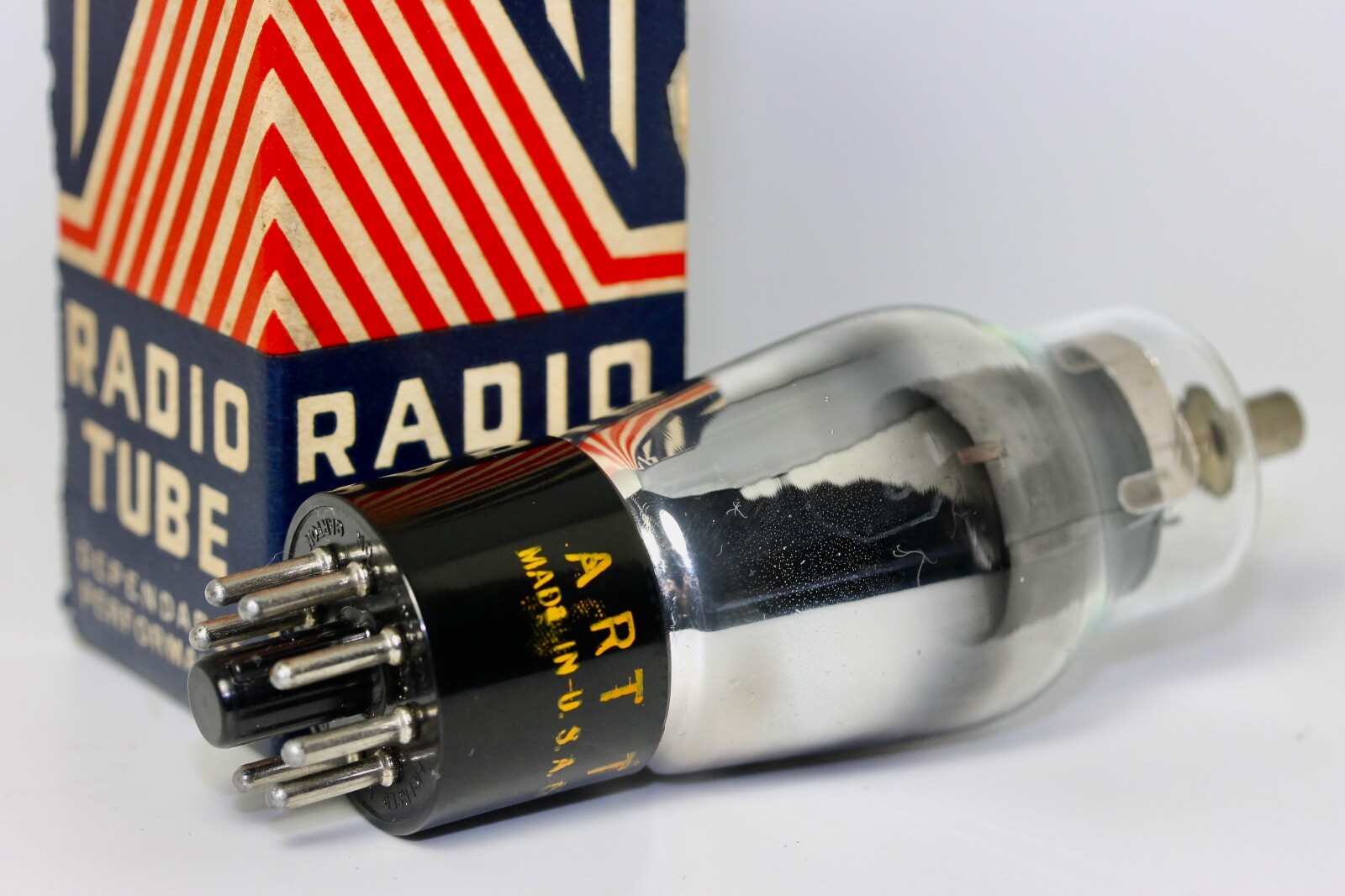 BEST NOS ART 6B8G VT-93A 6B8EG CV1893 Double Diode-Pentode Vacuum Tube 1948