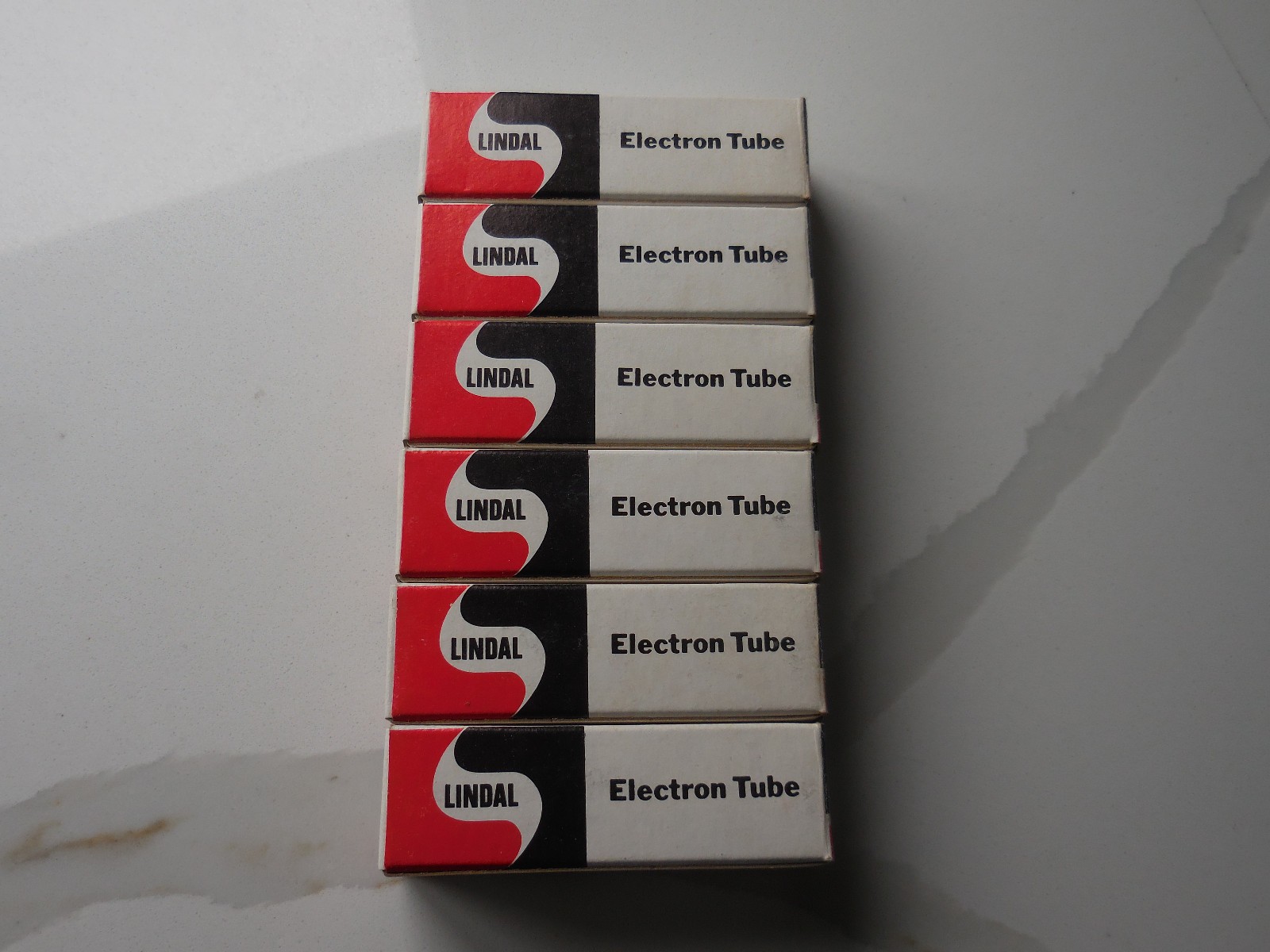 Lot of SIX 6CB6A Mixed Brand USA Vacuum Tubes Fully Tested W/ Readings