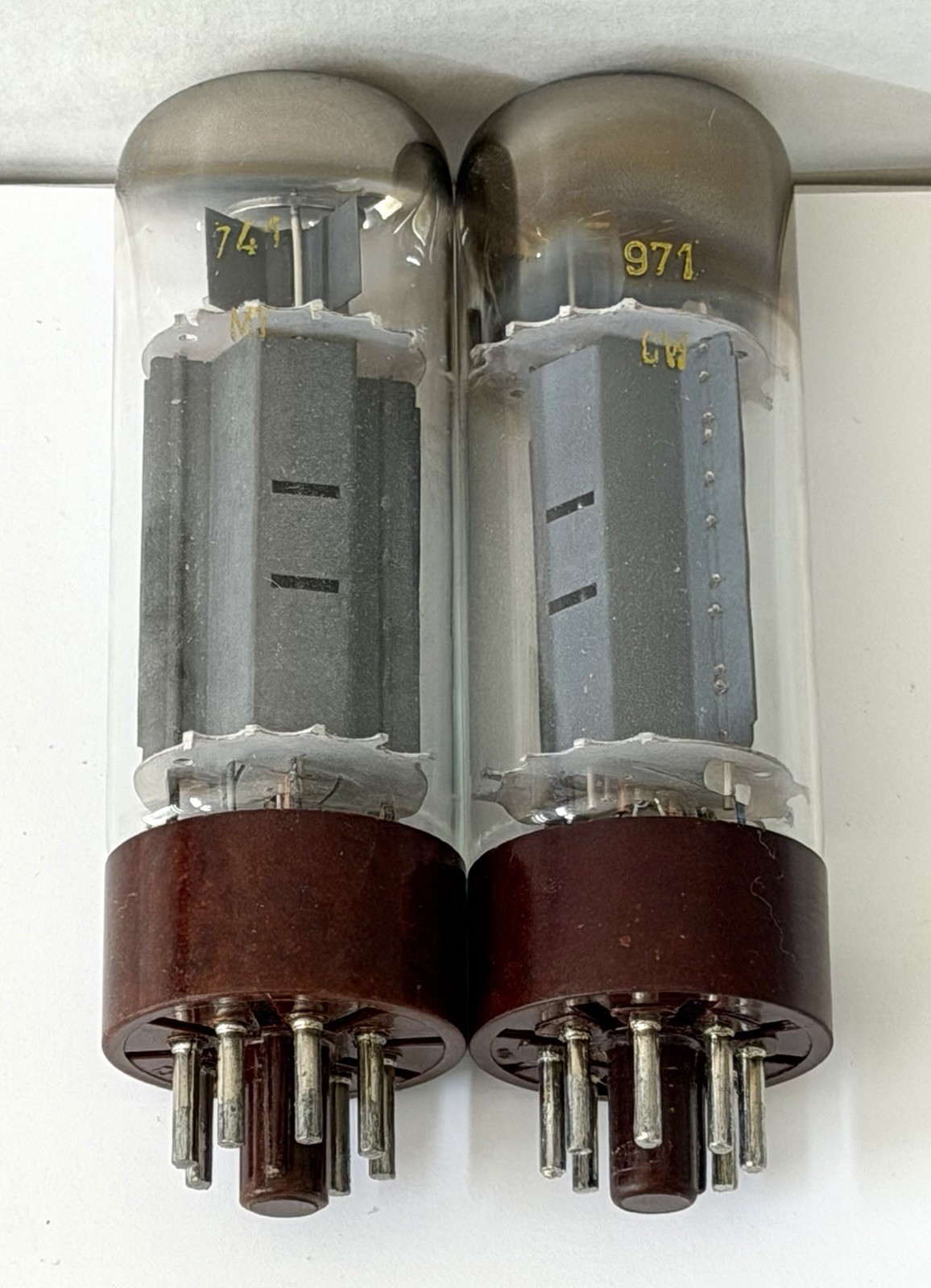 Pair Tesla EL34 6CA7 Tubes Tested Excellent for GM B&K 707 & 606 for Emissions