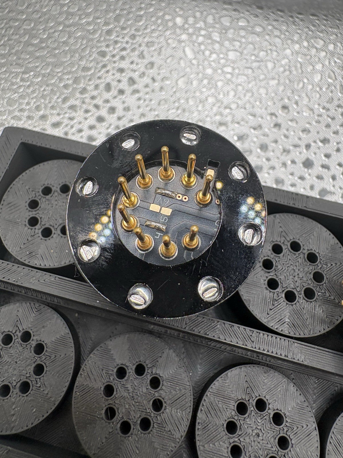 pair Garage 1217 Printed circuit board 6sn7 To 6922 Vacuum Tube Adapter.