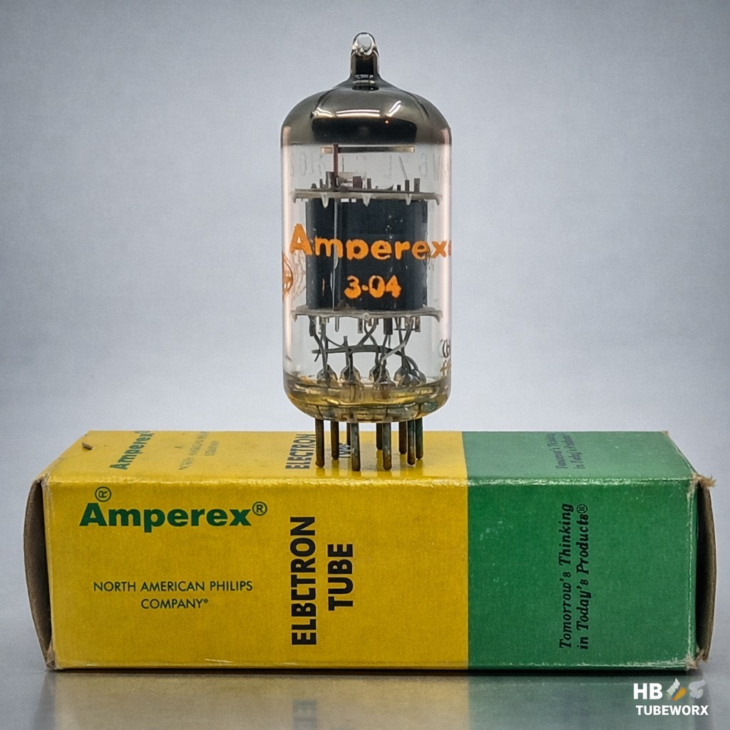 NOS AMPEREX/FRANCE/ECF802/6JW6/HICKOCK TESTED