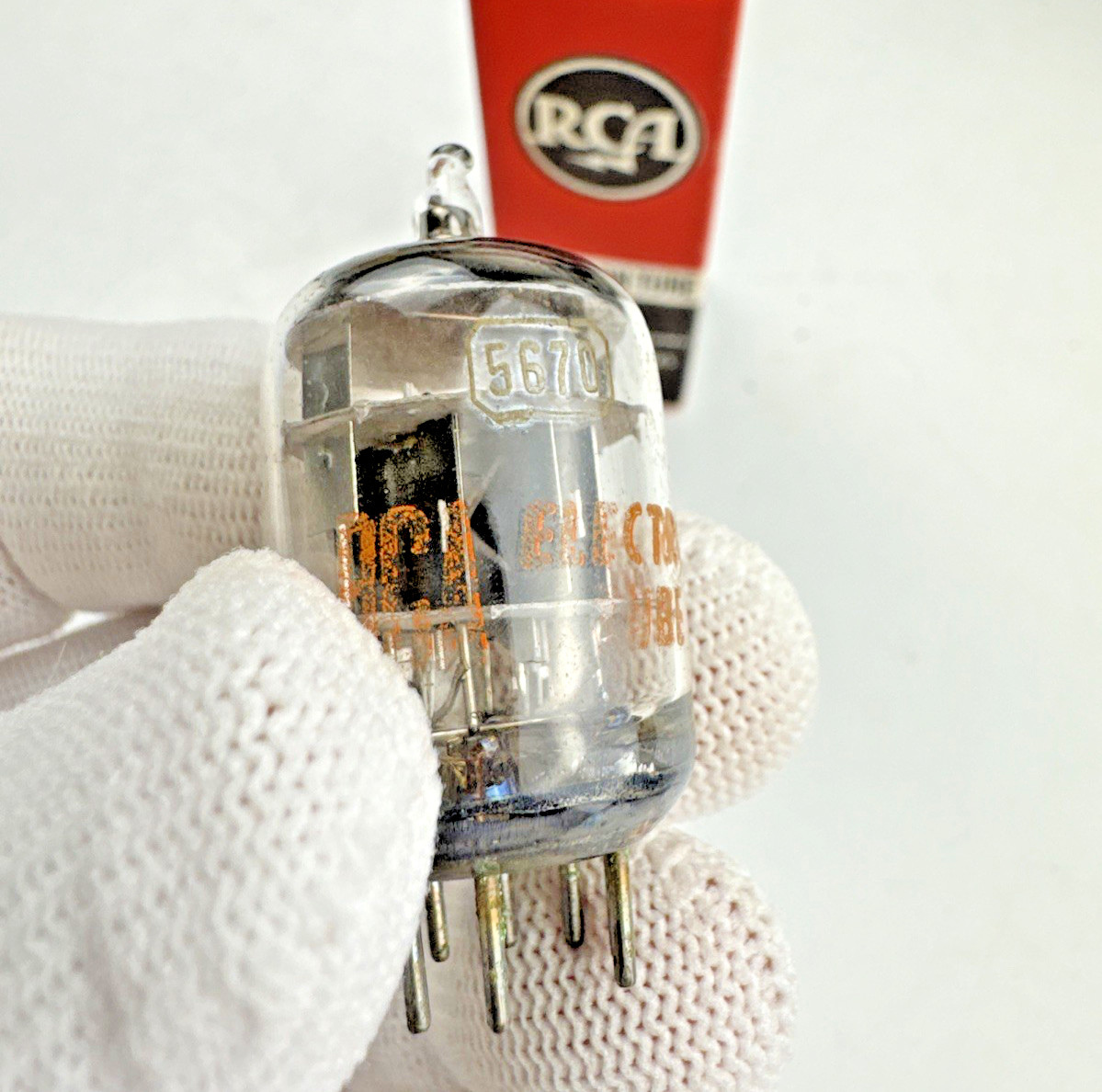 RCA 5670 2C51 Electron Vacuum Tube w/ Original Radiotron Box Untested NOS