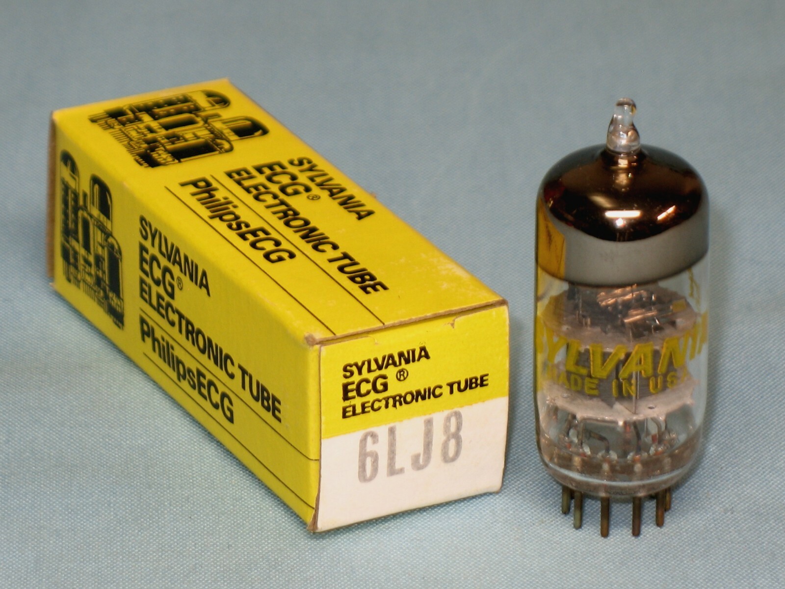 VACUUM TUBE ~ 6LJ8 ~ SYLVANIA / PHILLIPS~ NOS ~ 6LJ8