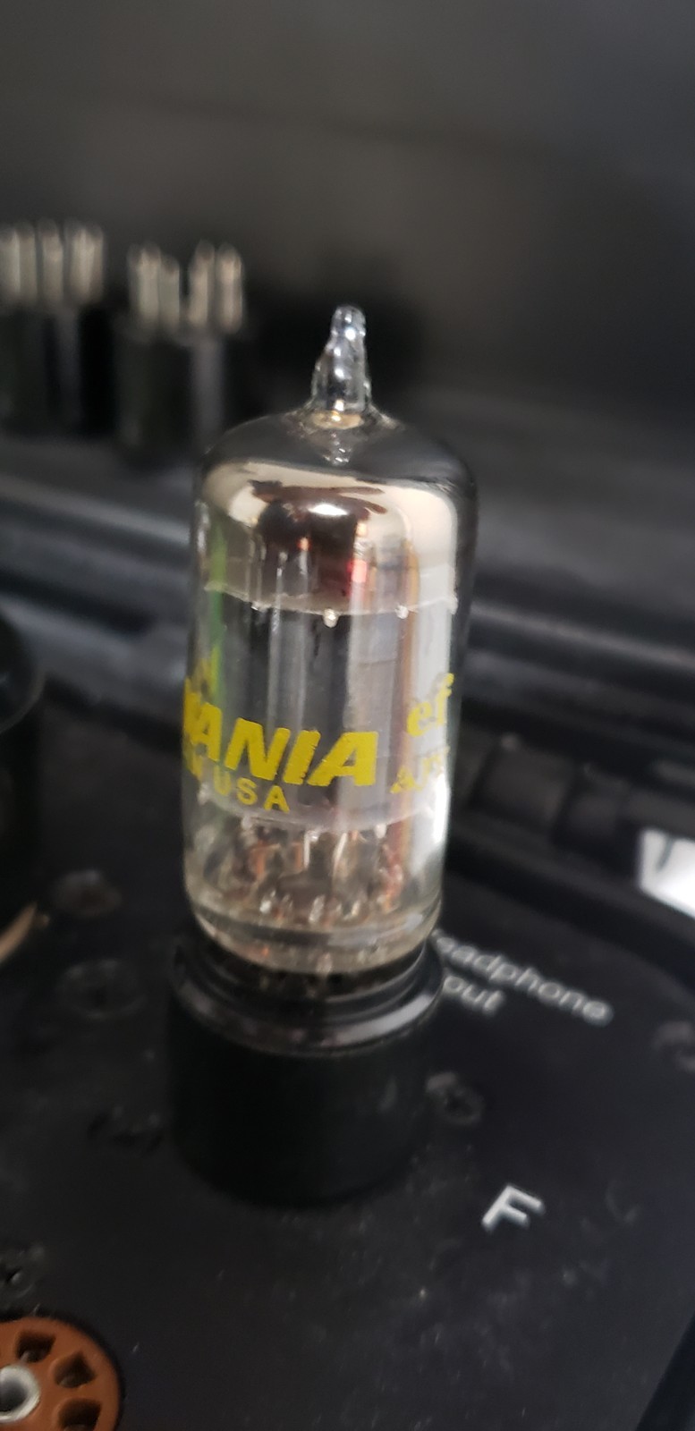1 x Platinum Balanced Sylvania 7025 12AX7A Tube w/ Amplitrex & TV-7 Best Results