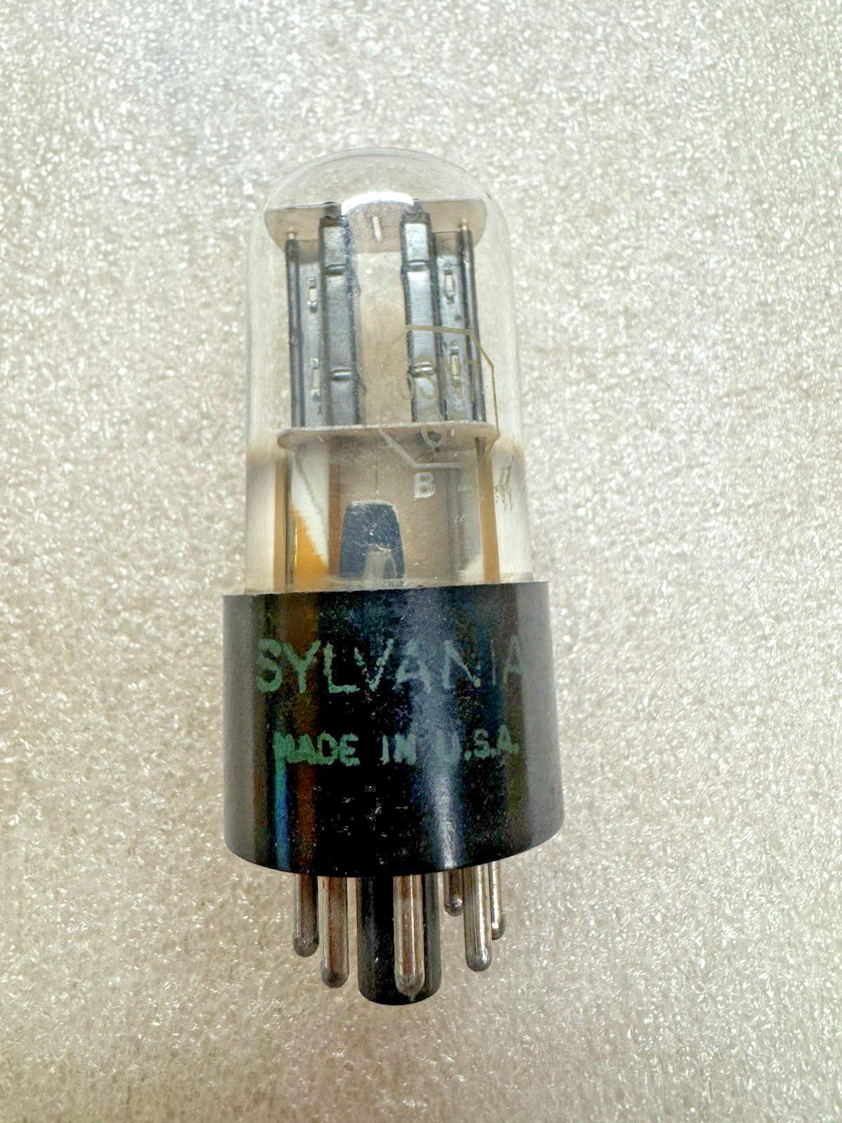 1944 SYLVANIA 6SN7GT 2 hole Low Noise Preamp Tube VT-231