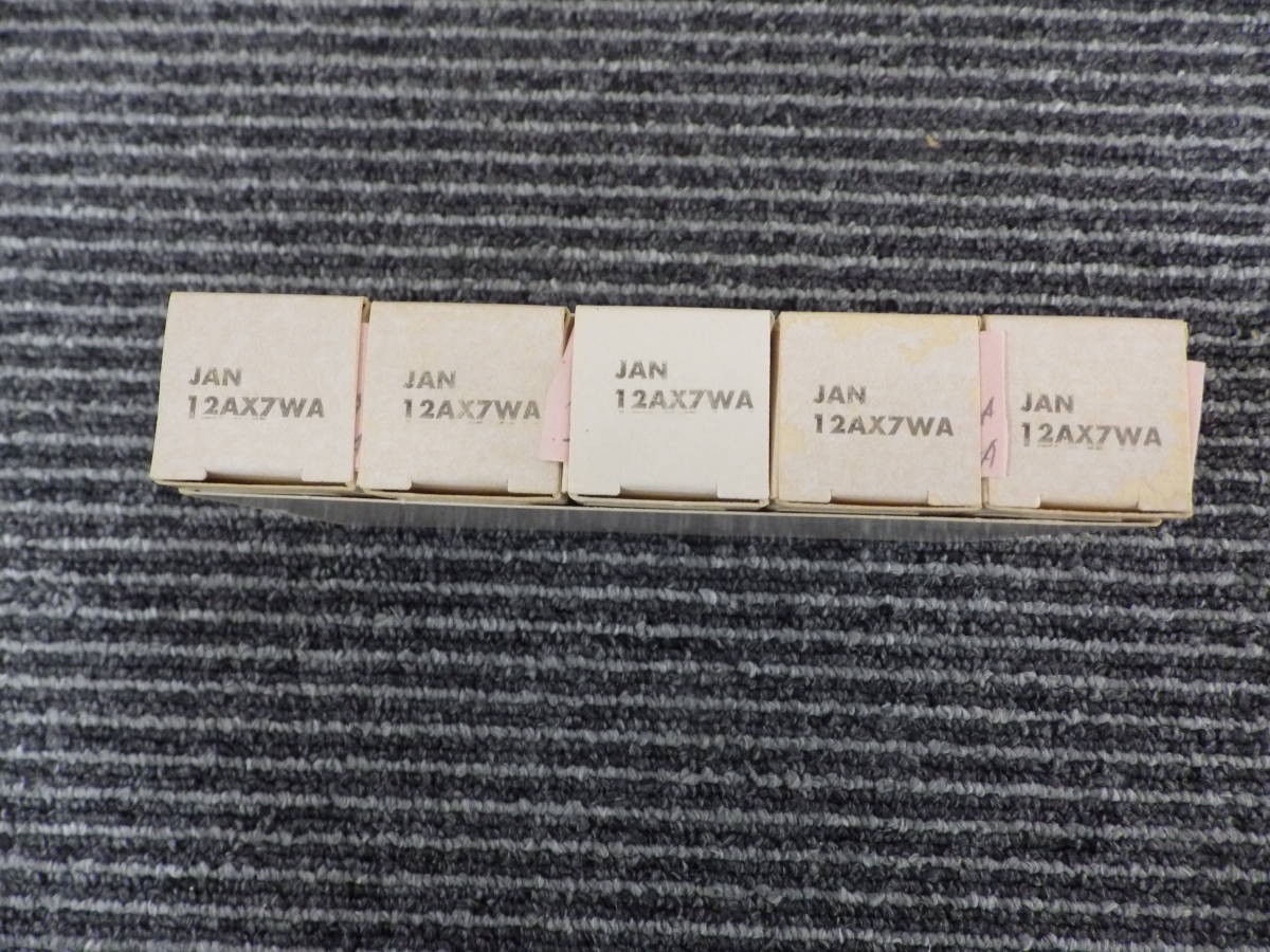 Philips ECG 12AX7WA Vacuum Tubes 5pcs Used Audio Amplifier Tubes