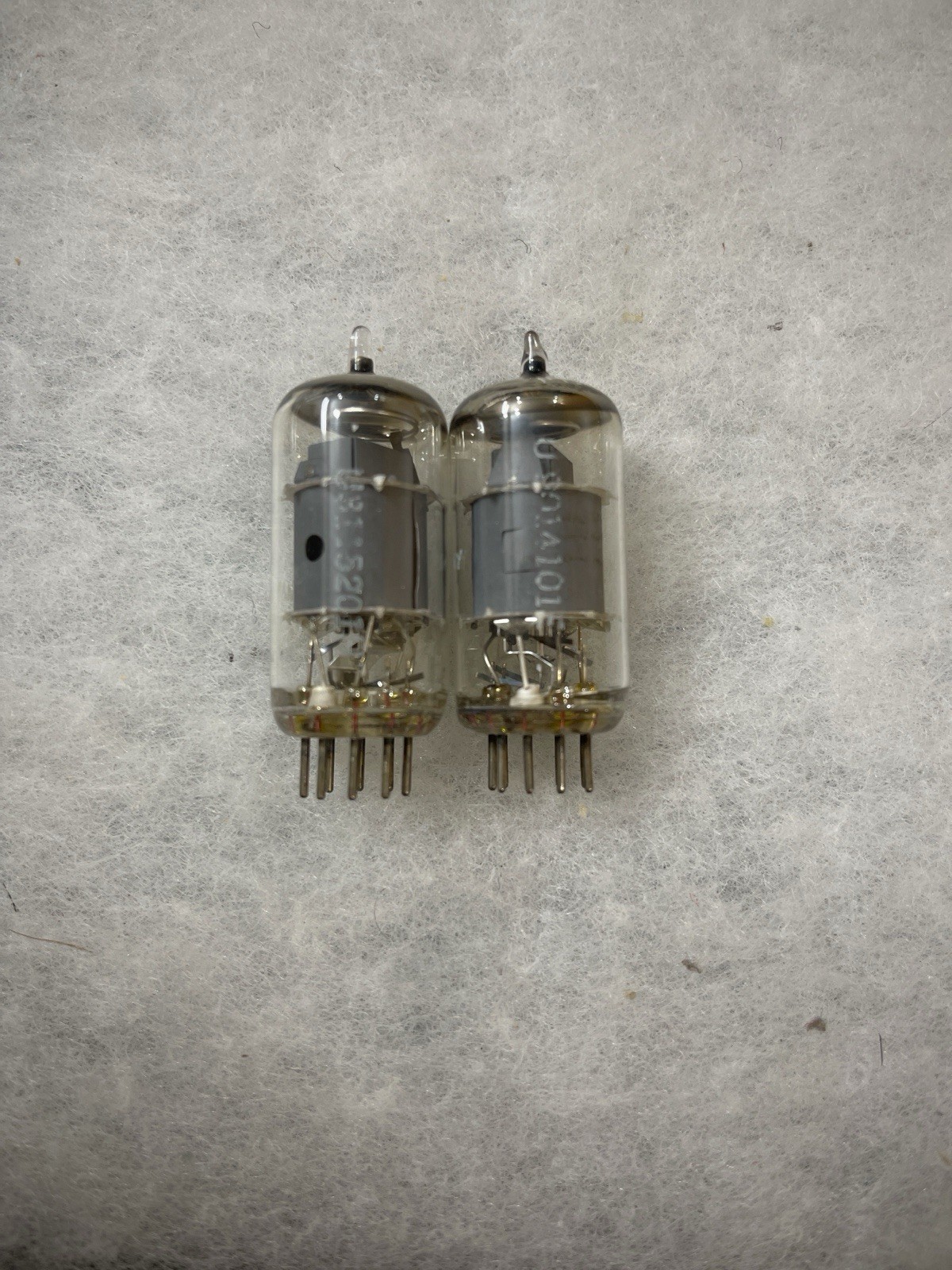Telefunken EF86 EF806S 6267 Ribbed Plate Round Top NOS NIB Matched Pair