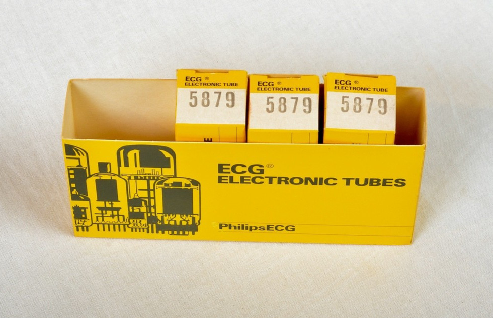 Philips ECG 5879 (3) tubes Tested/matched
