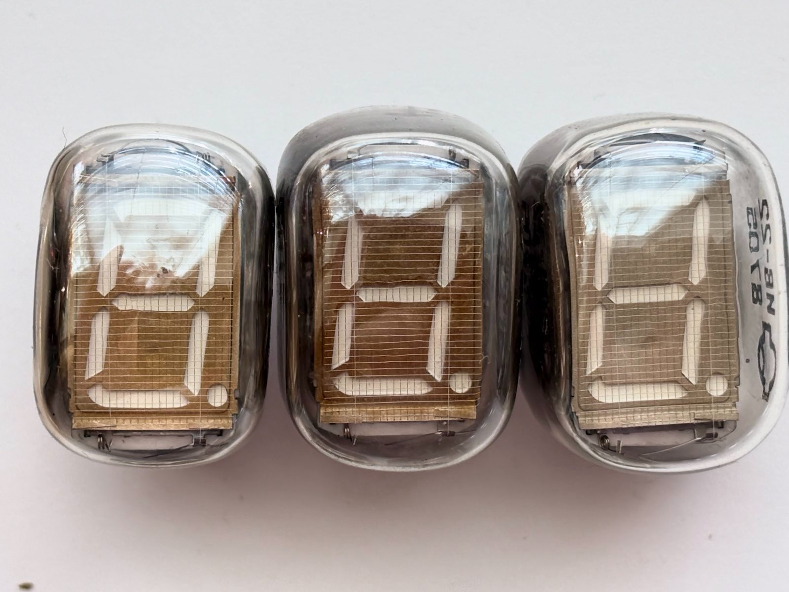 6PCS IV-22 IV 22 IV22 NIXIE VFD REFLECTOR TUBES! NOS! TESTED! RARE!