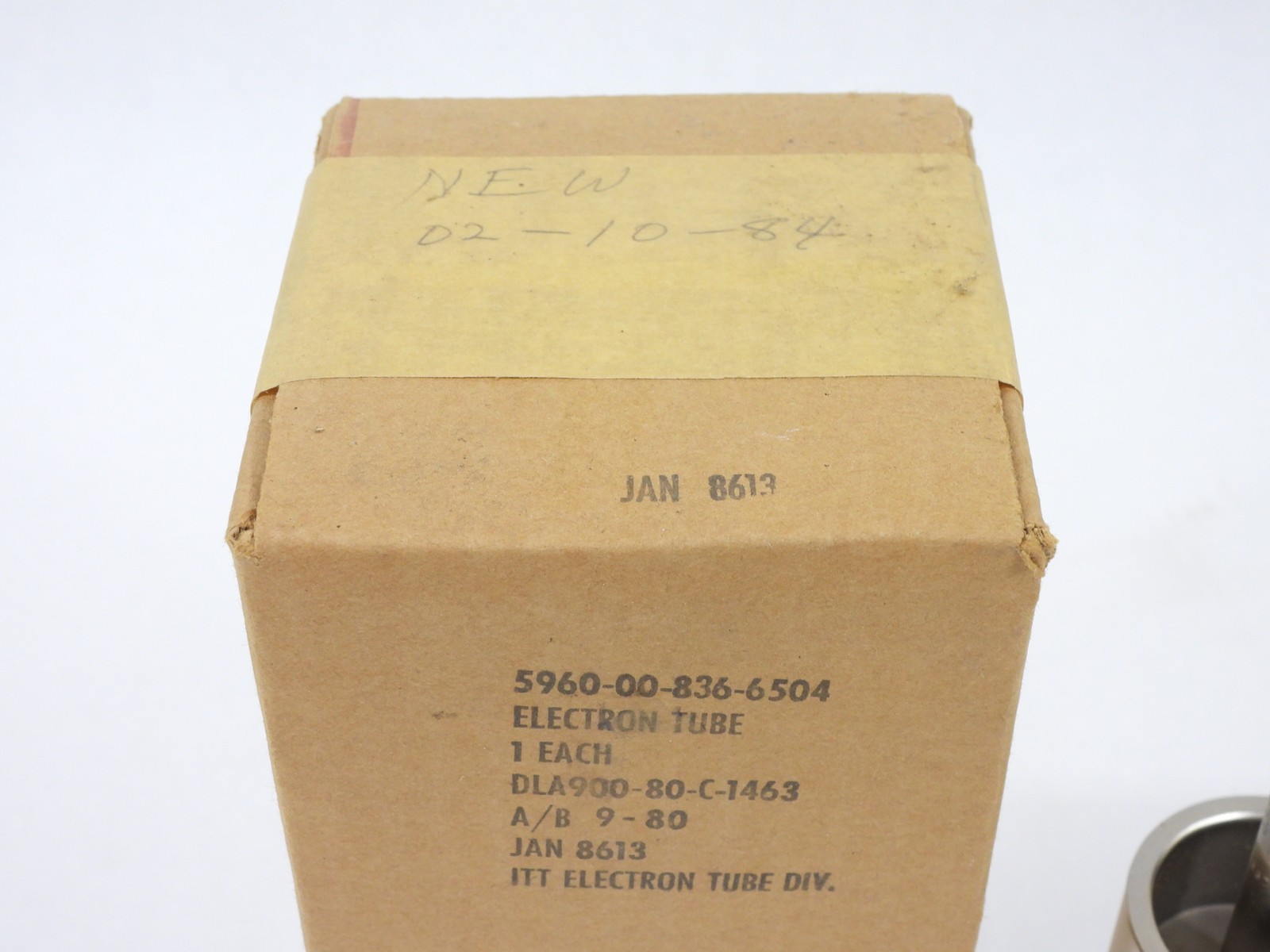 ITT EG&G JAN 8613 Thyratron Tube (one used, one NOS)