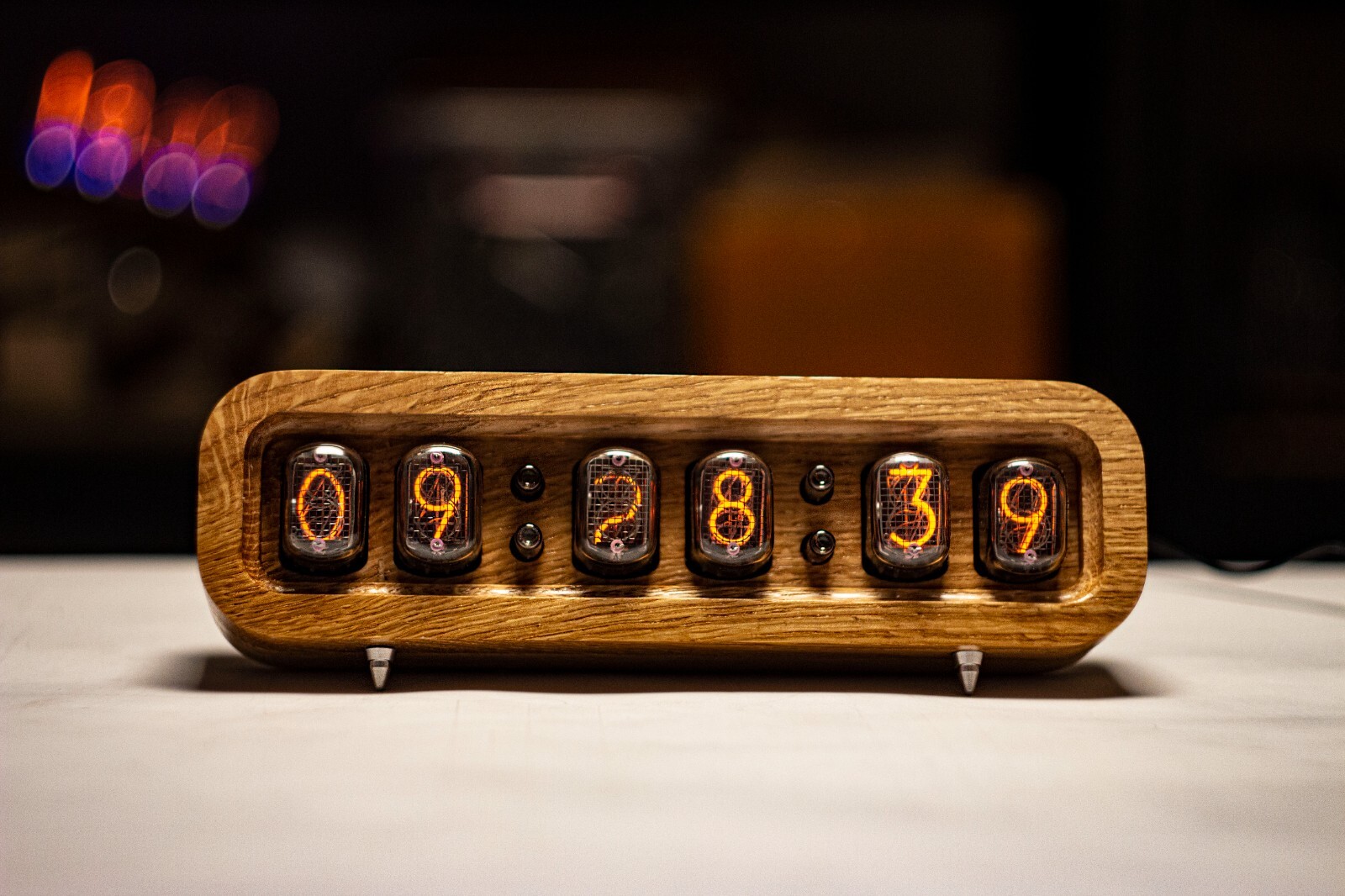 Tube clocks with Soviet indicators IN12