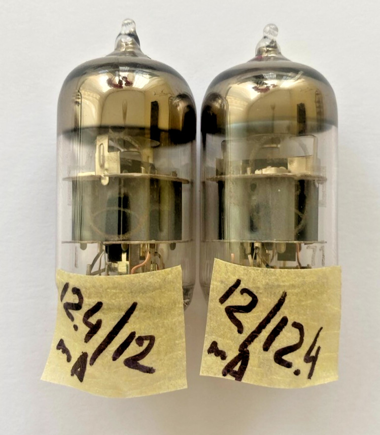 6N23P = E88CC = 6922 = 6DJ8 Ia = 12mA 01.1971 Matched Pair Reflektor NEW Strong
