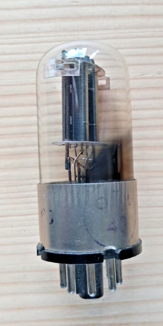 6N8S 6SN7GT Vacuum Triode Tube. Metal Base . NOS. MELZ 1956 ‘