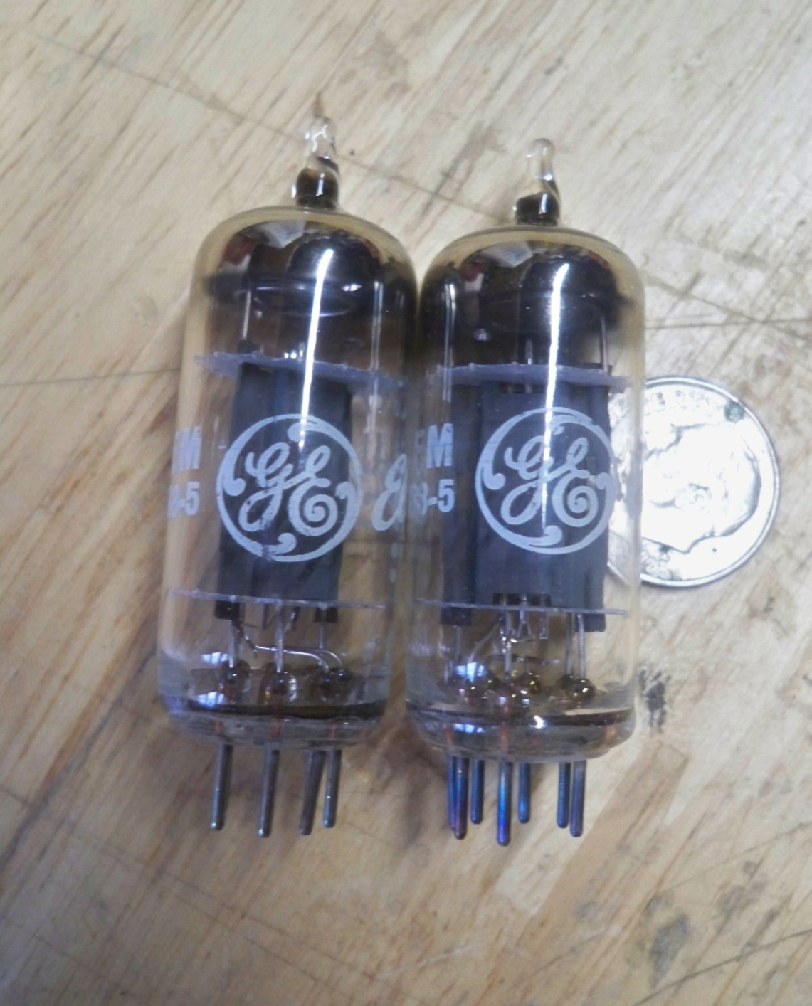 Vintage NOS/NIB (2) Pair GE 6C4 Tubes