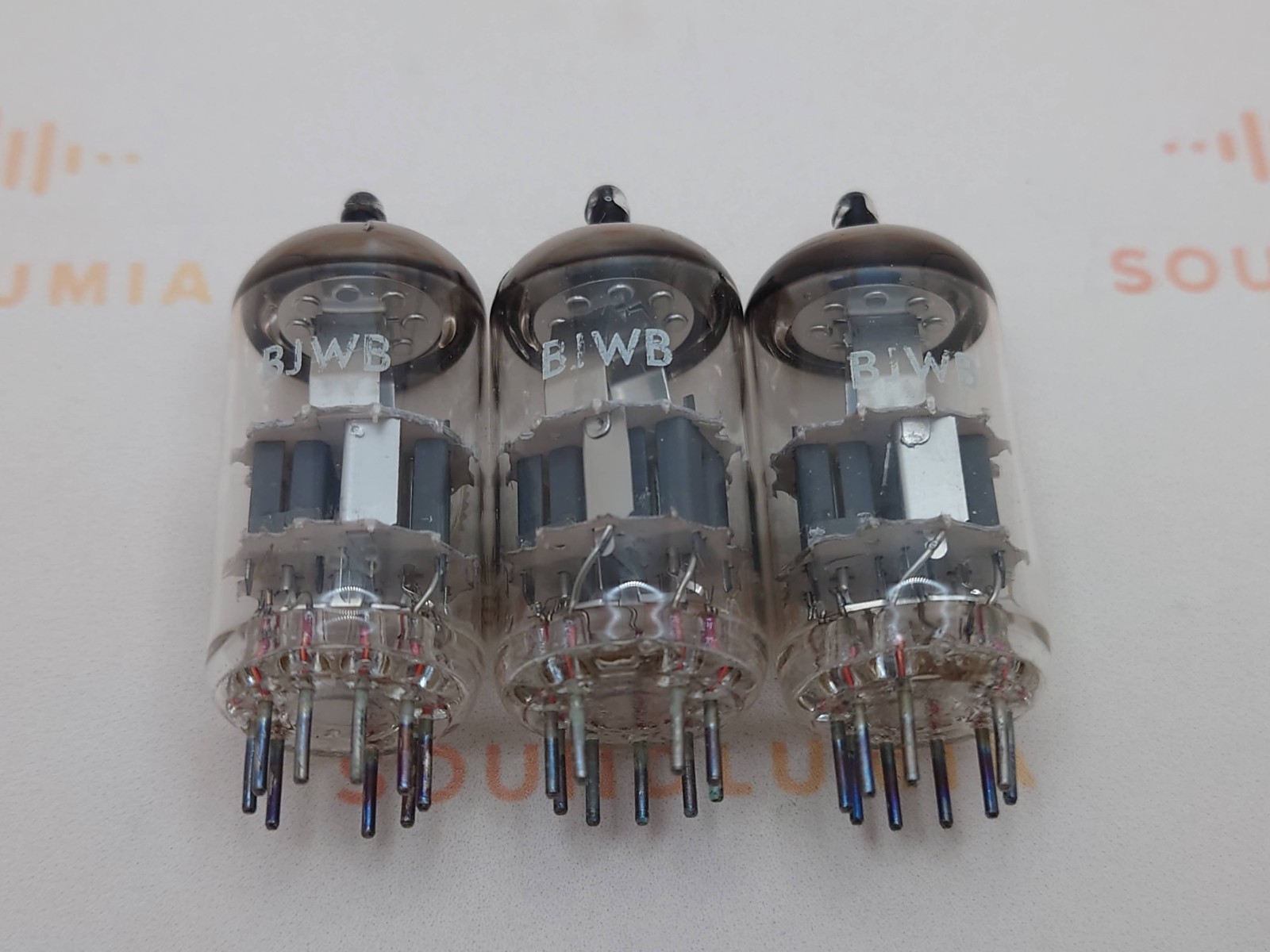 Valvo PCC88 7DJ8 Dimple Disc Getter Matched Trio – Heerlen 1971 – Same code- NOS