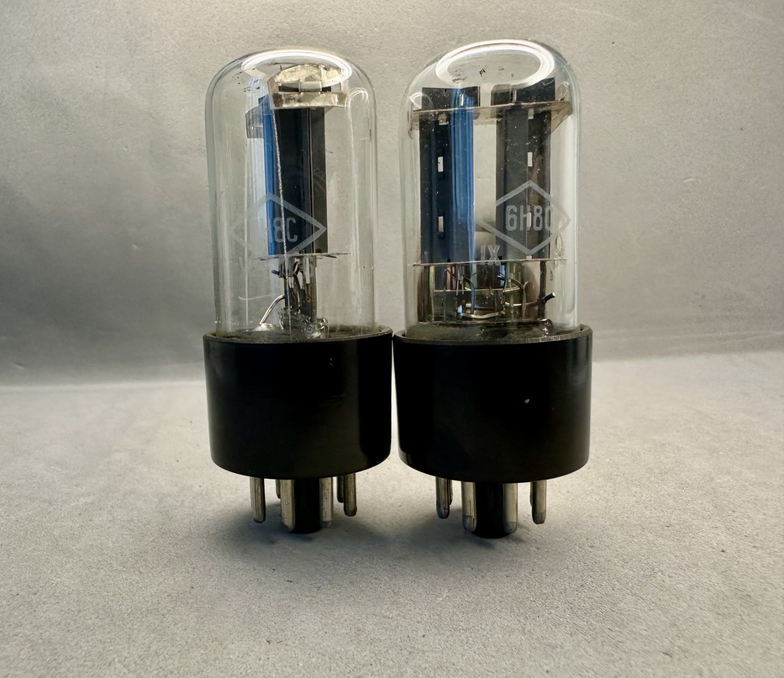 2 PCS 6N8S ( 6H8C , 6SN7GT , 1578 ) UNUSED VACUUM TUBE FOTON