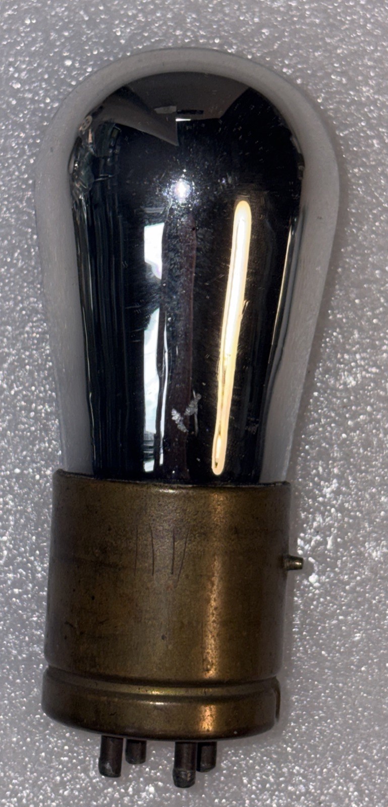 RCA Radiotron UV-201A 01A Brass Base Vacuum Tube Tested Strong
