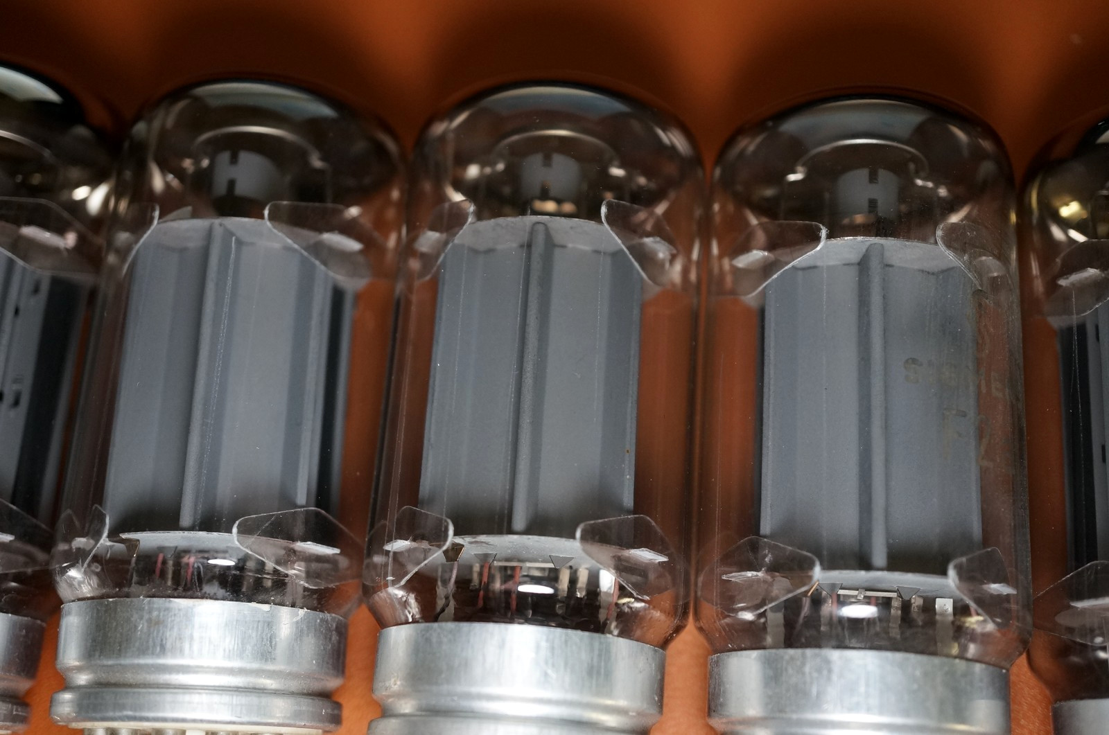1 ea – Siemens F2a Grey Plate Big Top Foil Getter Audio Radio Tube