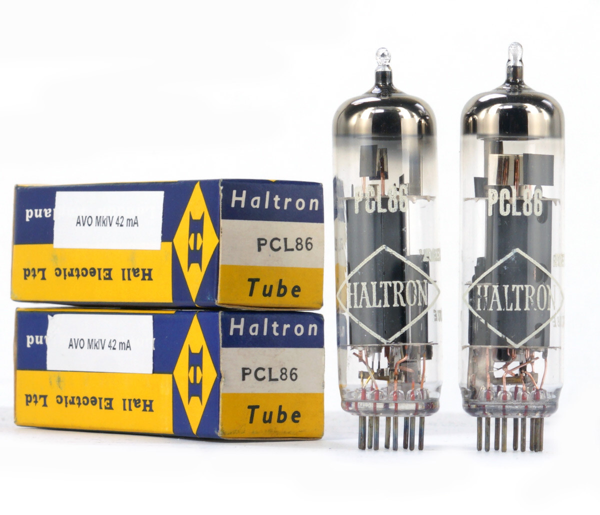MATCHED PAIR PCL86/14GW8 HALTRON NOS Tube Röhre Valve 진공관 真空管 电子管 Lampe Valvula