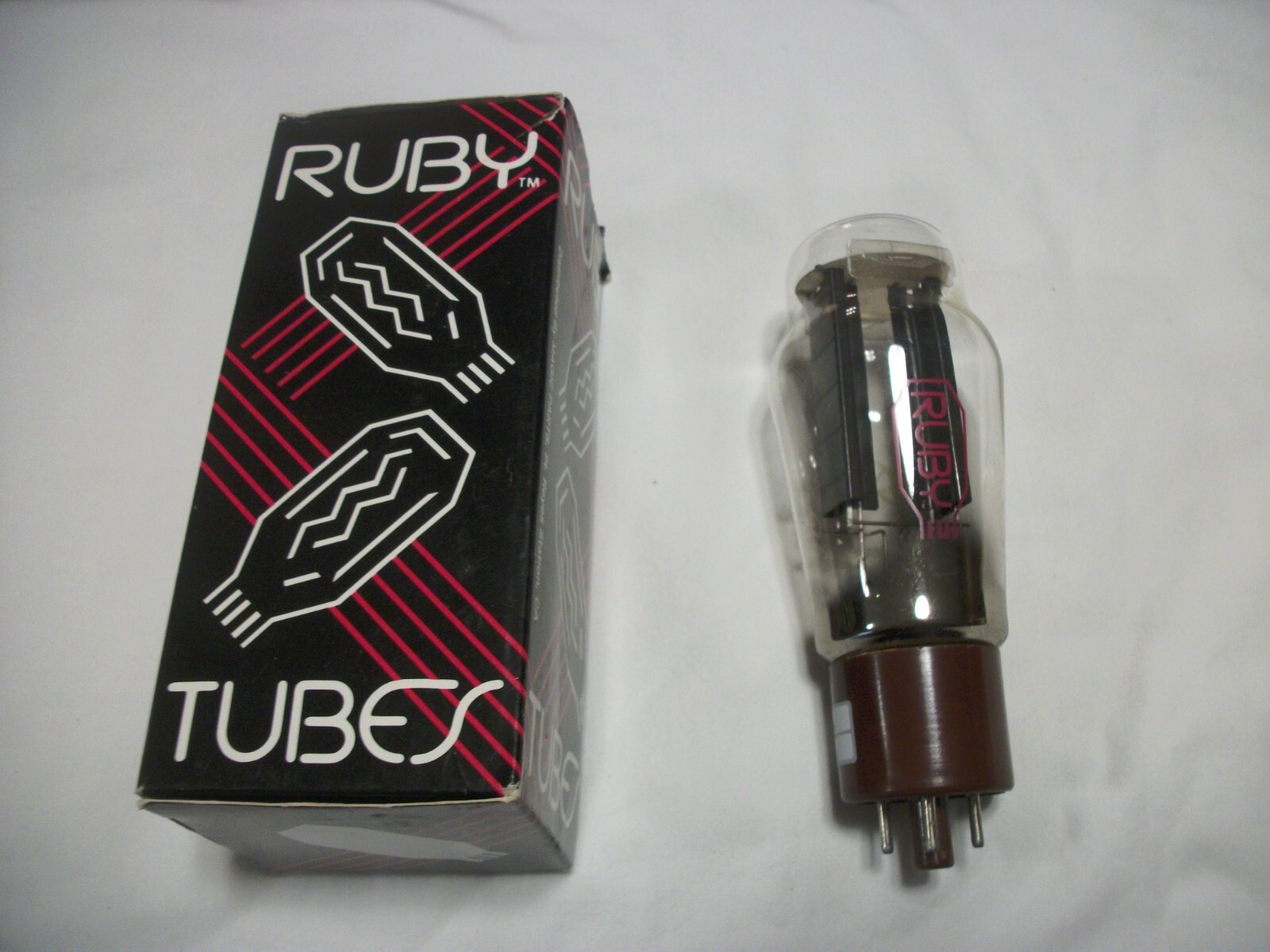New In Box Ruby 5U4GC Vacuum Tube NOS Rectifier Shoulder Type Brown Base China