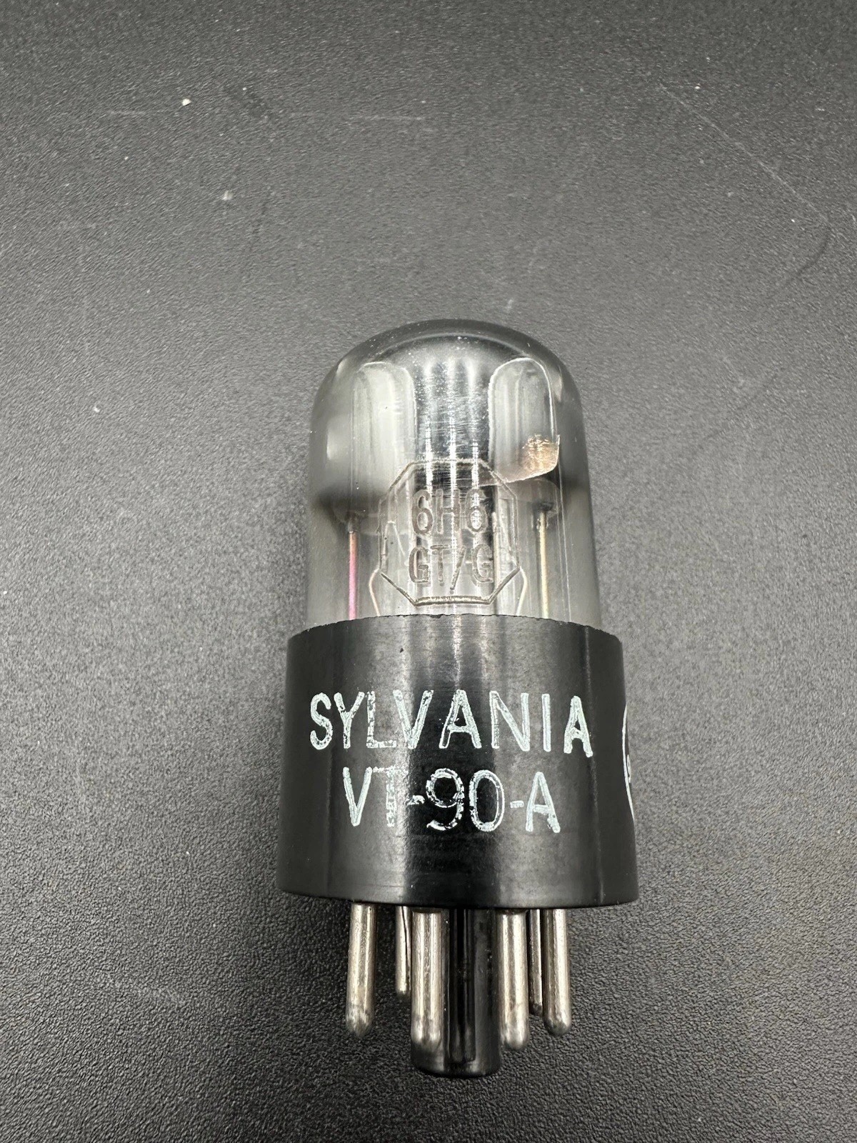 6H6GT/G Sylvania VT-90-A Audio Receiver Rectifier Vacuum Tube Tested