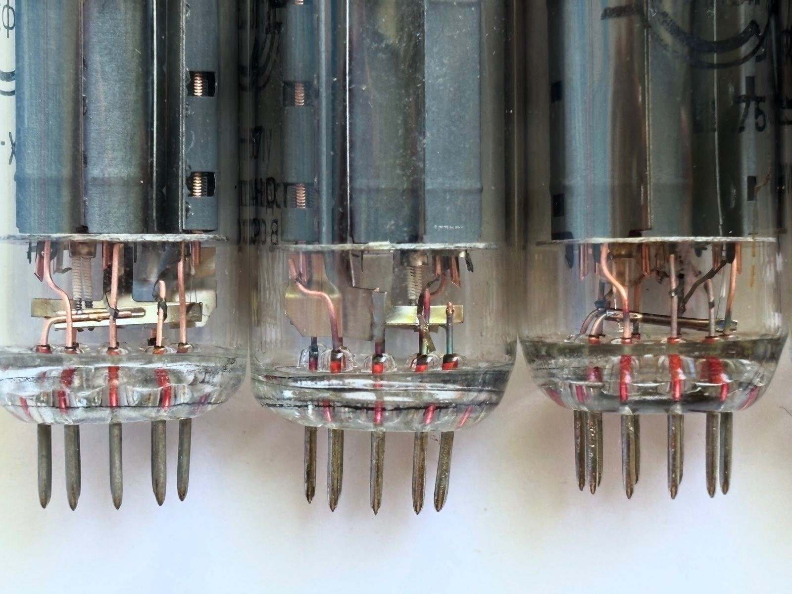 4PCS 6F3P / 6BM8 / ECL82 SVETLANA VACUUM TUBES! NOS! GOLD GRID! ! OTK! RARE 70’s