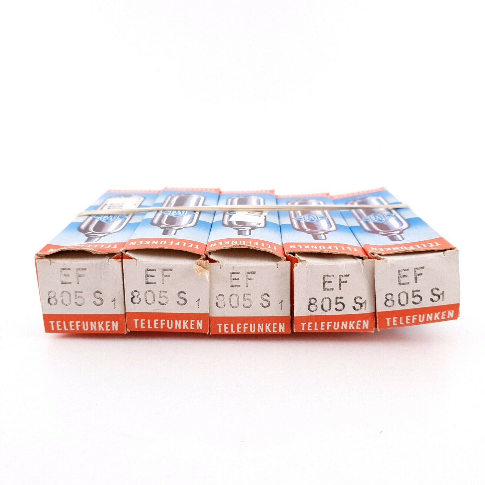 5 X EF805S TELEFUNKEN TUBE. DIAMOND MARK. NOS/NIB. AF ENA