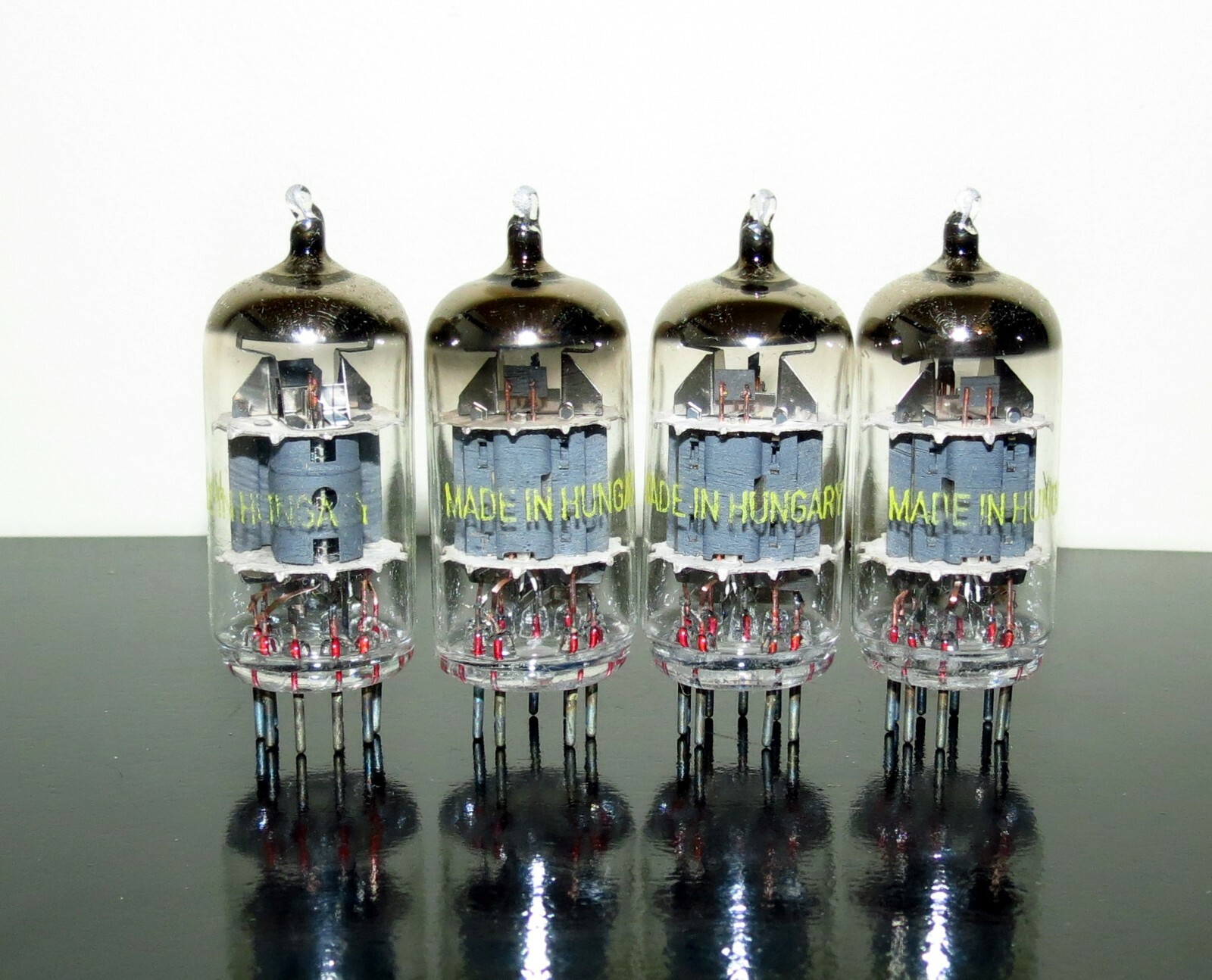 RARE Matched Quad (4) Tungsram NOS 6BL8/ECF80/6F1P/~7199 tubes – Hungary