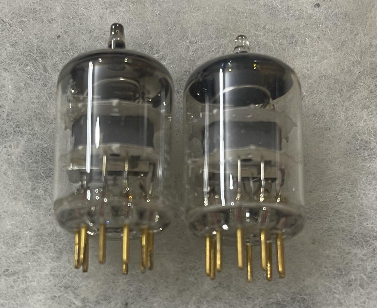Telefunken E180F D3a E810F E280F E282F Diamond Bottom NOS Matched Pair #1