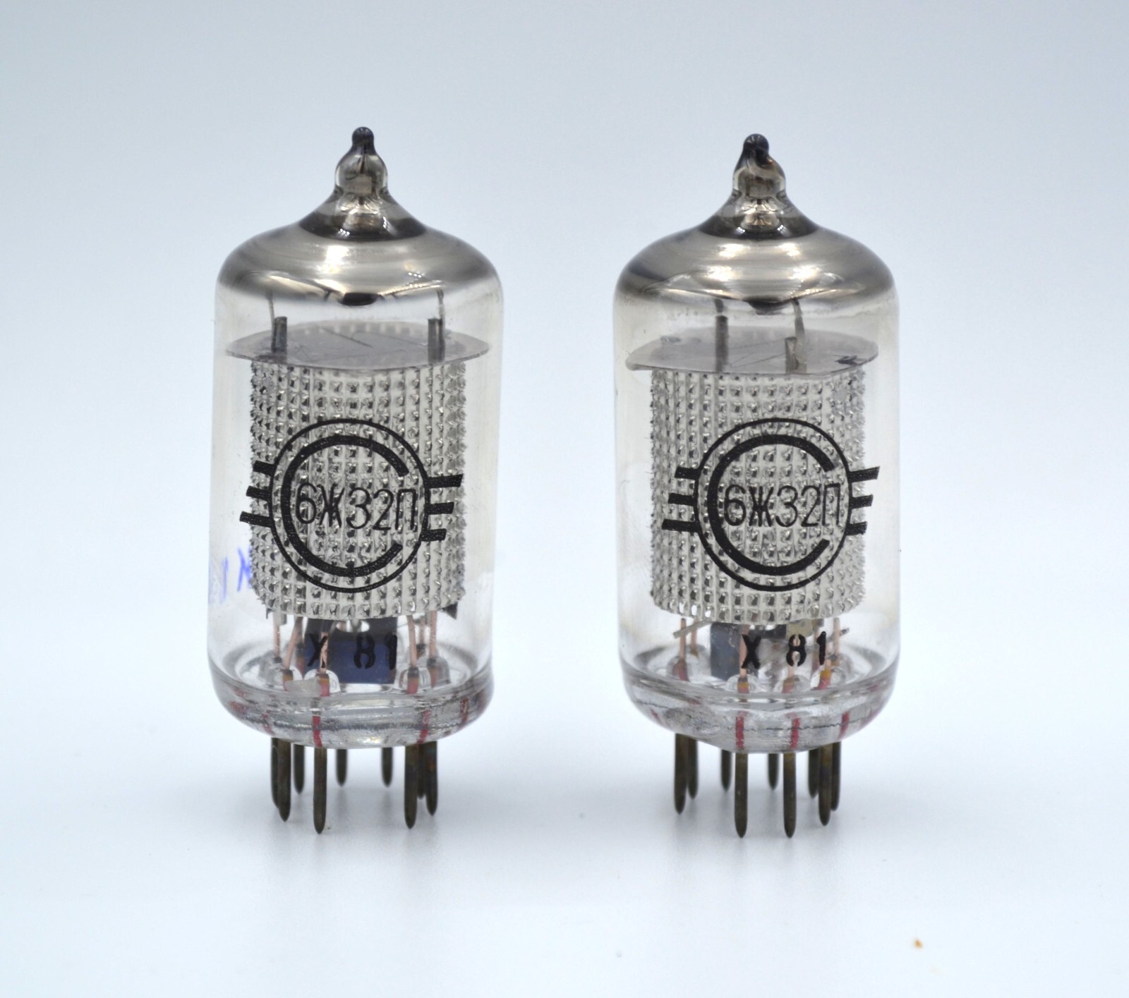 NEW 2pcs 6J32P MATCHED PAIR Tube Svetlana NOS EF86 62167 EF806S