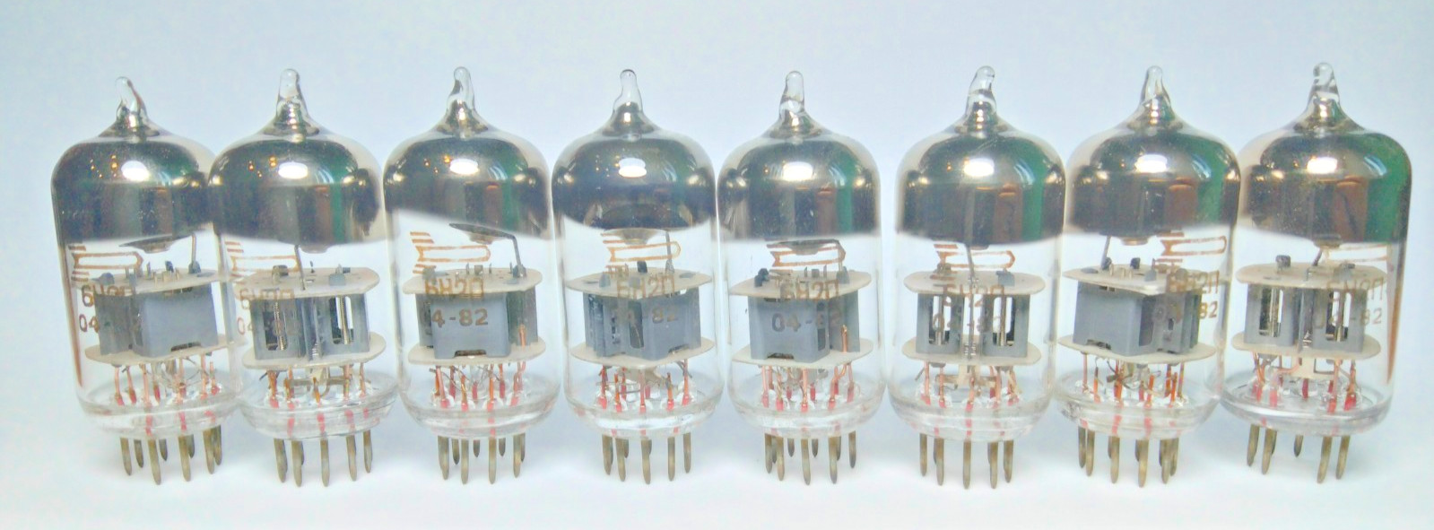 8 pcs NEW 6N2P/ 6Н2П/ Voshod tubes Same Date 04.1982