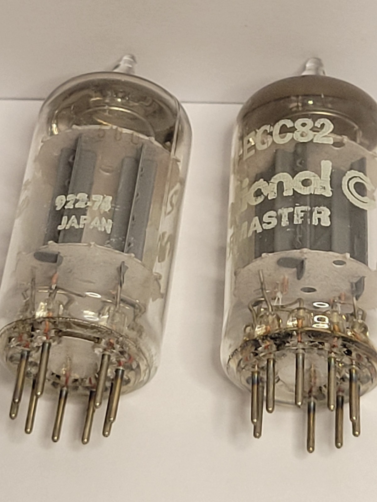 Matsushita 12au7a Low Noise (PAIR) NOS Test Very Strong Etracer