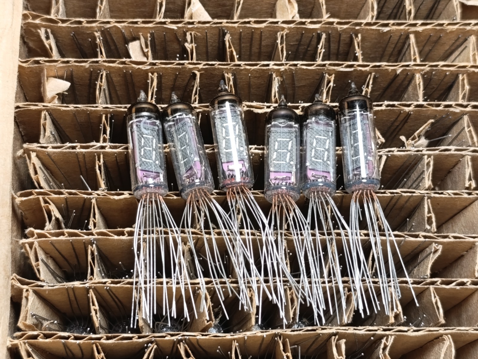 6pcs LOT IV-3 tubes for Nixie clock IV3 ИВ-3 tube tubes clock VFD NEW